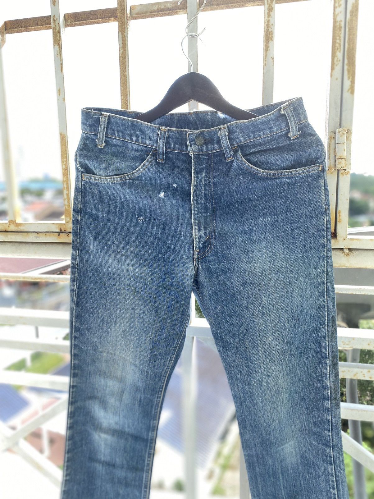 Levi's × Vintage OFFER🔥 Vintage 70s Levis Single Button Stamp 8' Denim Jeans Size US 33 - 4 Thumbnail