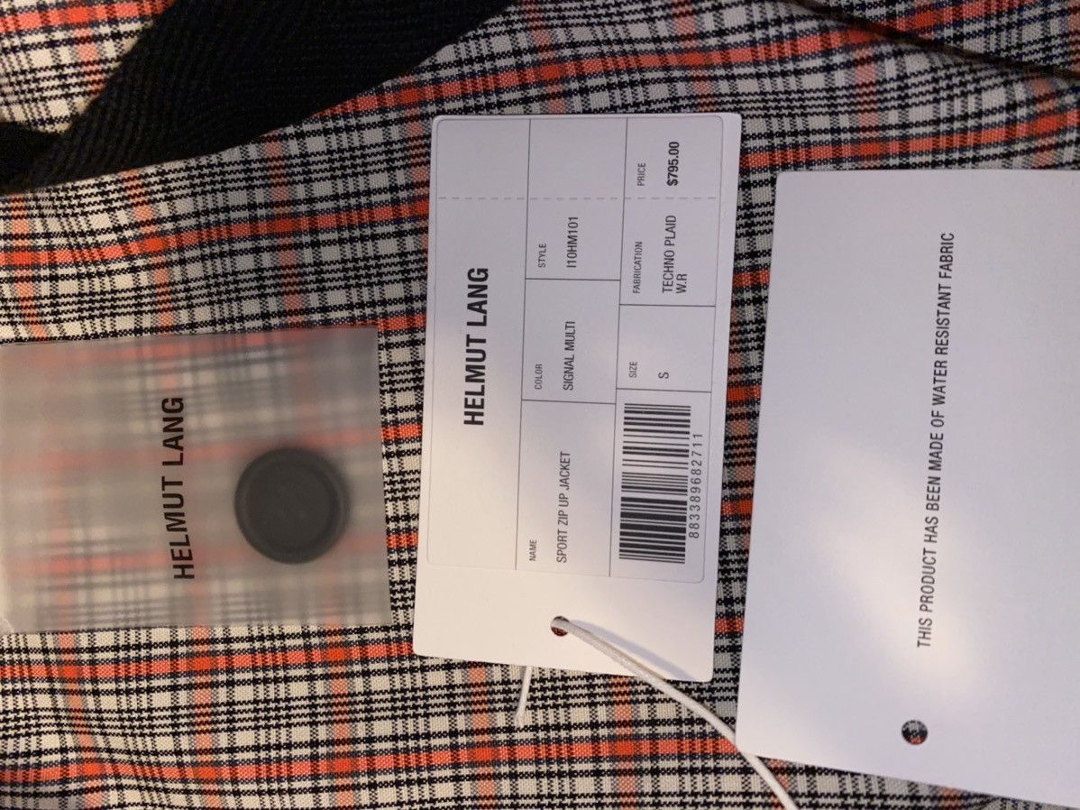 Helmut Lang FW19 Helmut Lang Technoplaid Water Resistant Jacket Size US S / EU 44-46 / 1 - 3 Thumbnail