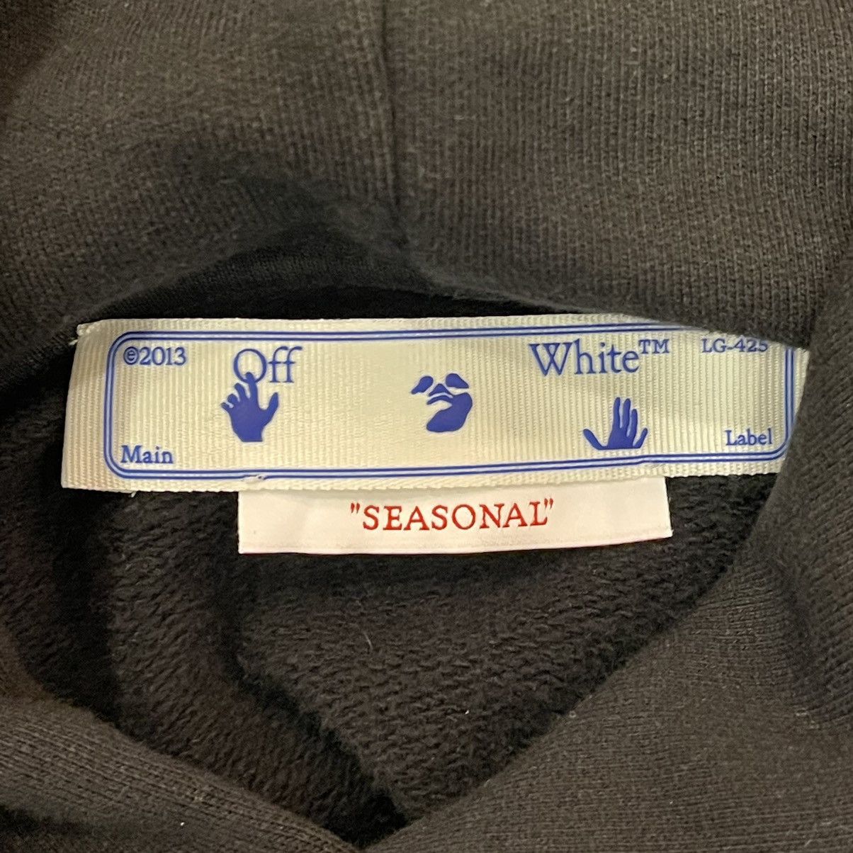 Off-White Alien Arrow Skate Hoodie Black Green Size US S / EU 44-46 / 1 - 4 Thumbnail