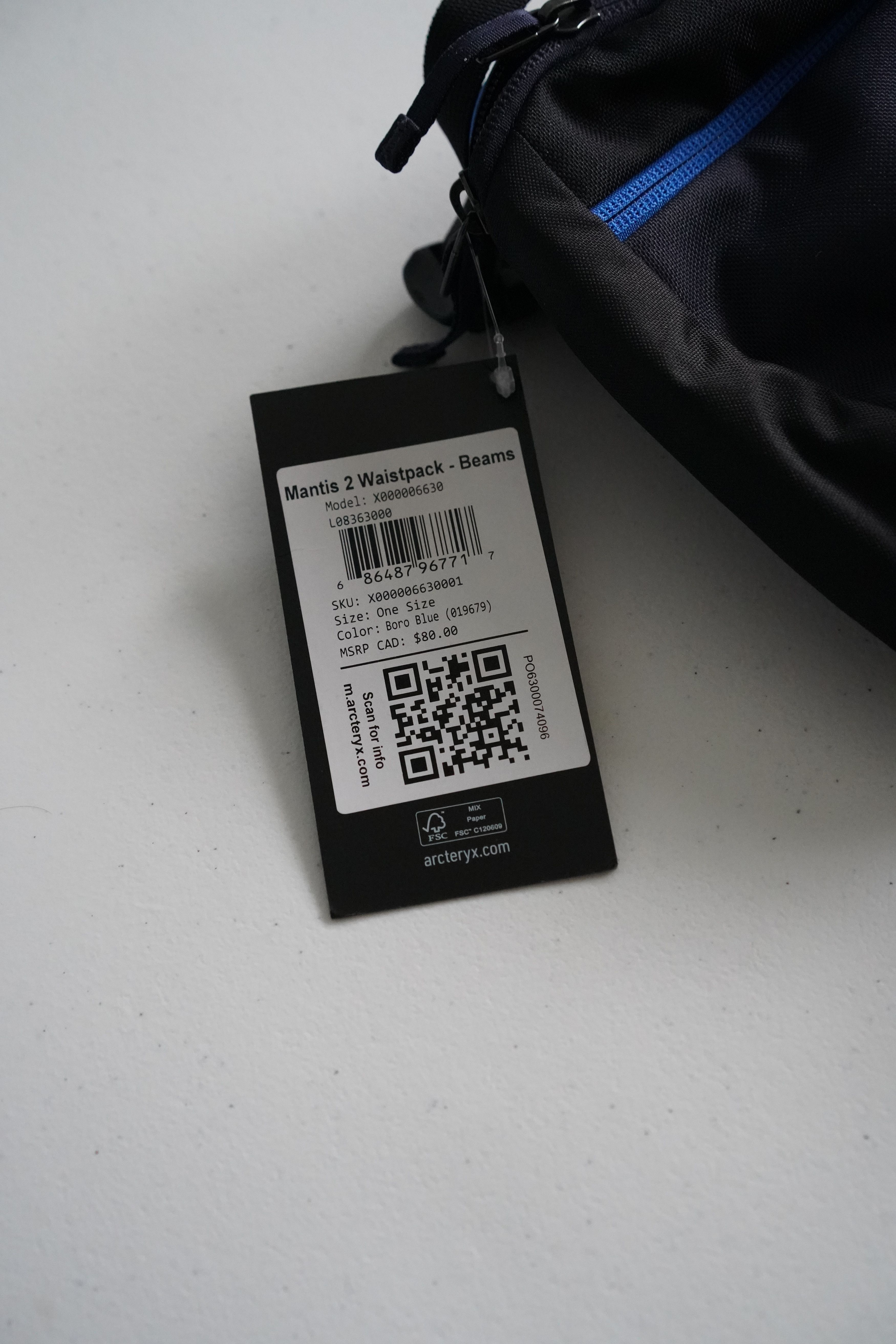 Arc'teryx × Beams Plus Arc'teryx x Beams Mantis 2 Waistpack Bag Size ONE SIZE - 3 Thumbnail