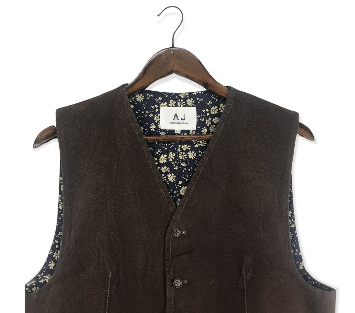 Alexander Julian Alexander Julian Brown Vest Size US L / EU 52-54 / 3 - 2 Thumbnail