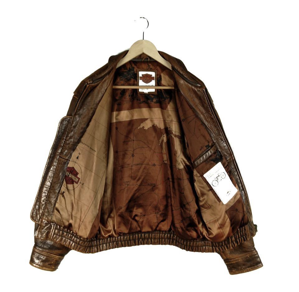 Harley Davidson Vintage Harley Davidson Leather Jacket Size US M / EU 48-50 / 2 - 2 Thumbnail