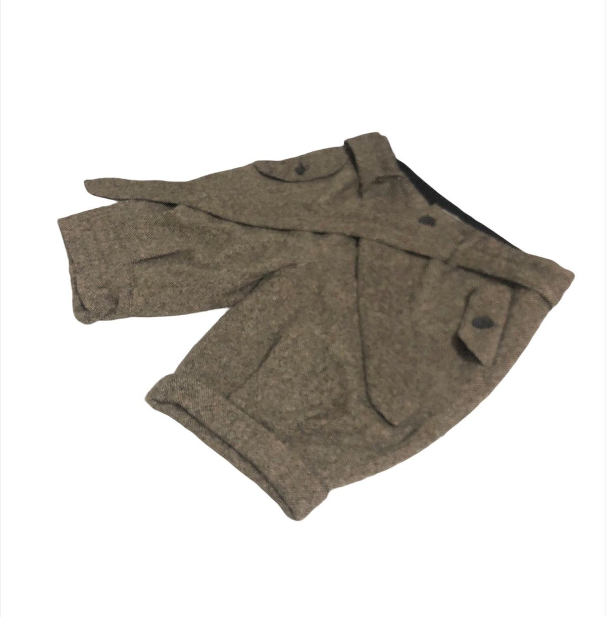 Japanese Brand 🔥Clef De Sol Rare Styles Wool Short Pants Size US 29 - 4 Thumbnail