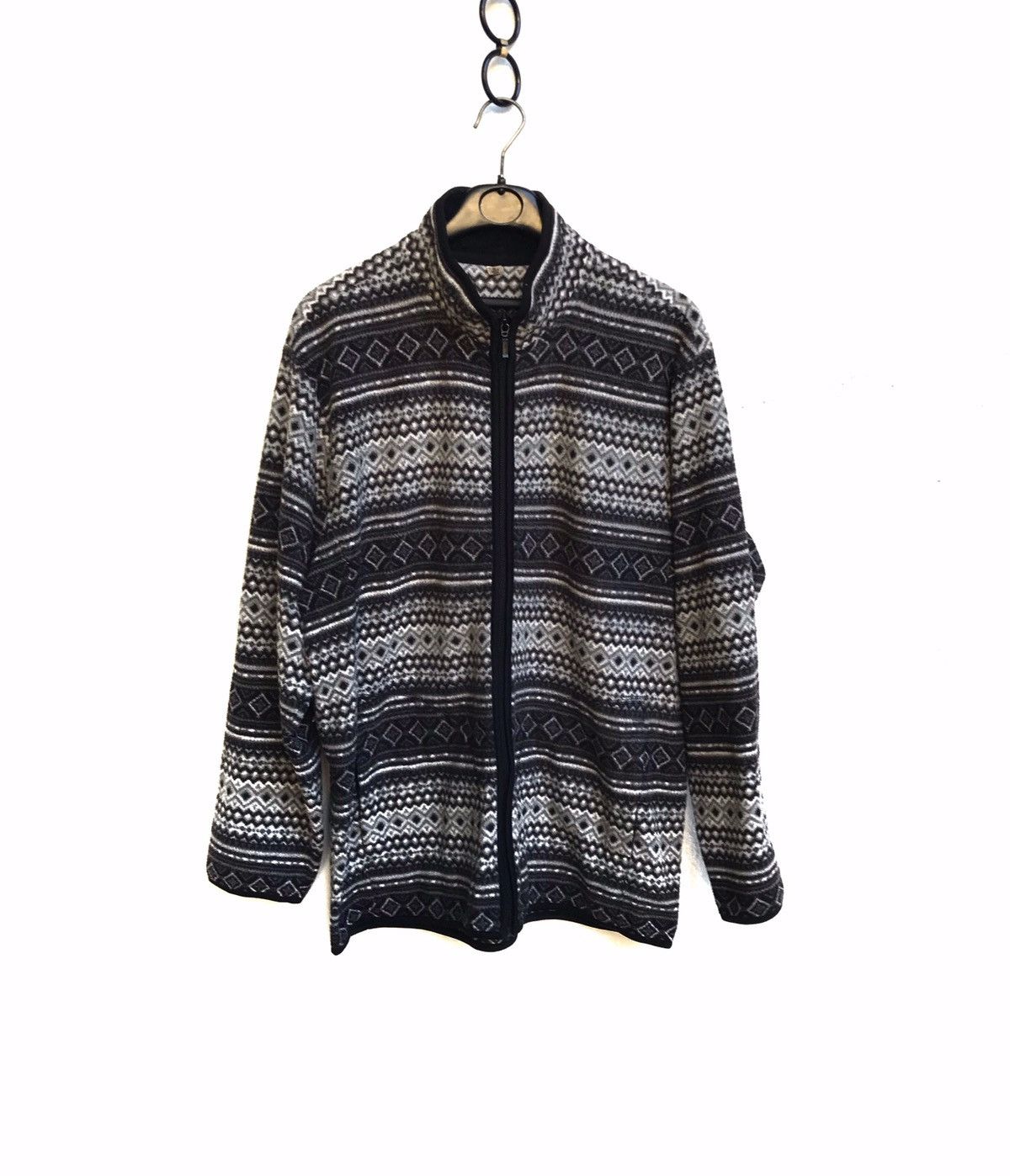 Japanese Brand × Uniqlo 🔥Uniqlo Nice Pattern Zipper Jacket Size US L / EU 52-54 / 3 - 1 Thumbnail