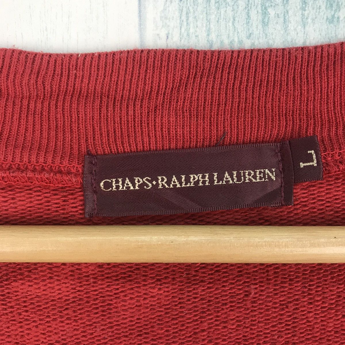 Chaps Ralph Lauren Vintage Chaps Ralph Lauren Vneck Sweatshirt Size US L / EU 52-54 / 3 - 6 Thumbnail