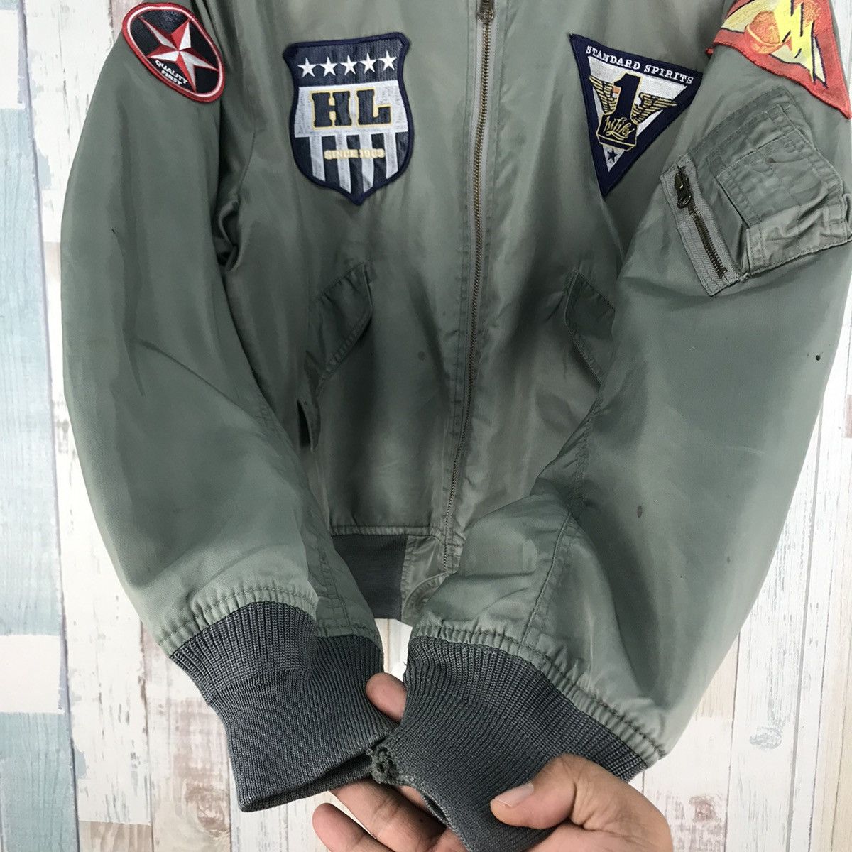 Japanese Brand Hiliki Bomber Jacket Size US M / EU 48-50 / 2 - 10 Thumbnail