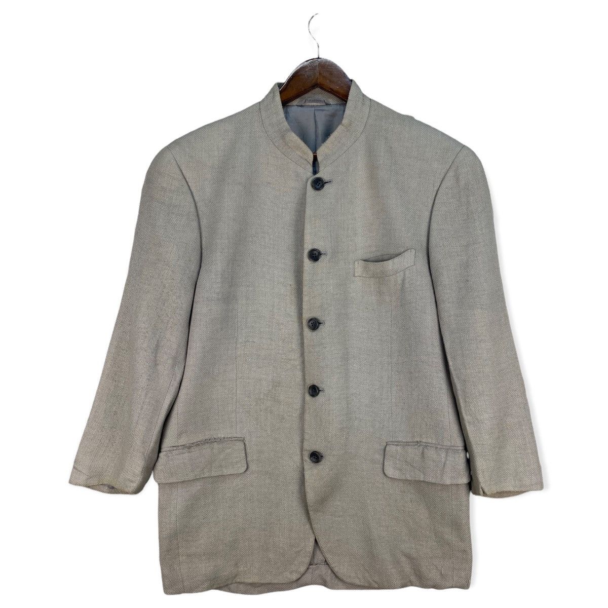 Issey Miyake Issey Miyake Mandarin Button Jacket Size US M / EU 48-50 / 2 - 2 Thumbnail