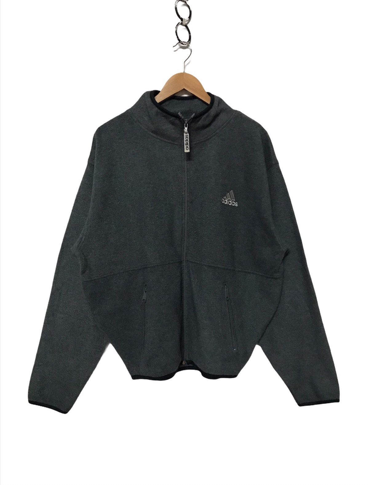 Adidas × Vintage 🔥Adidas Zipper Sweatshirts Size US L / EU 52-54 / 3 - 1 Thumbnail