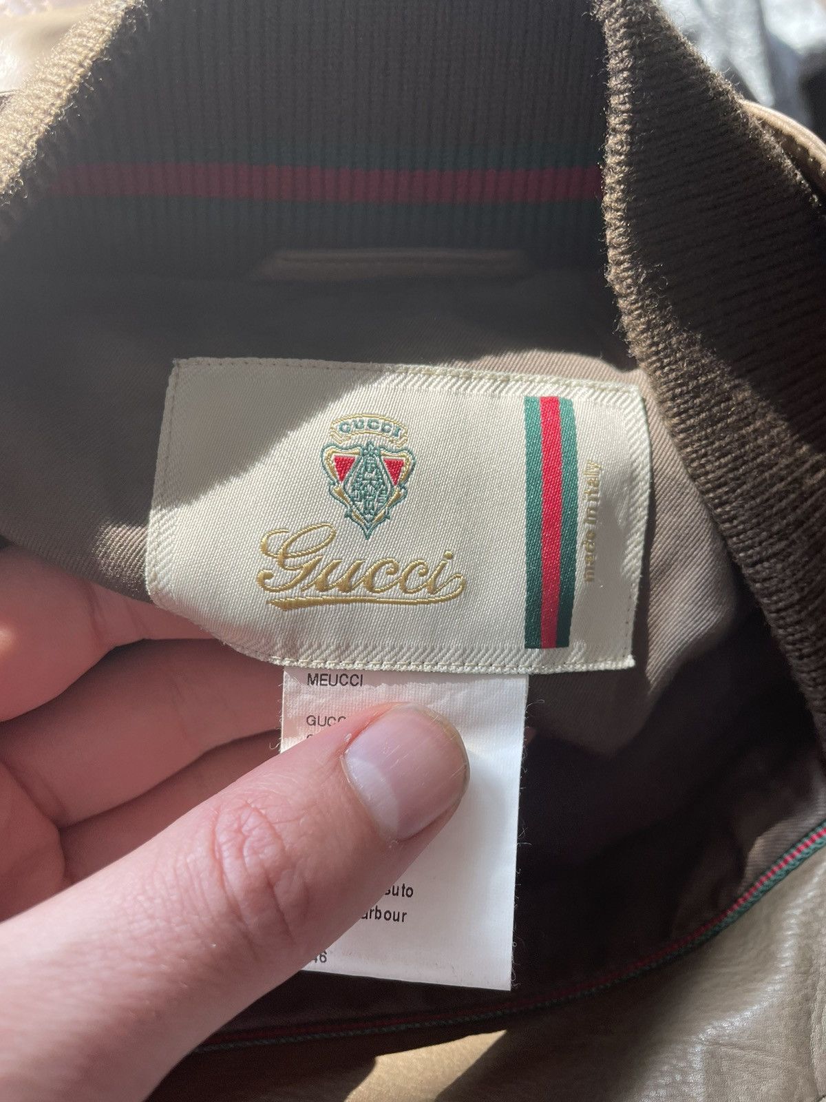 Gucci Gucci Cruise 2011 Barbour Leather Jacket Size US S / EU 44-46 / 1 - 9 Thumbnail