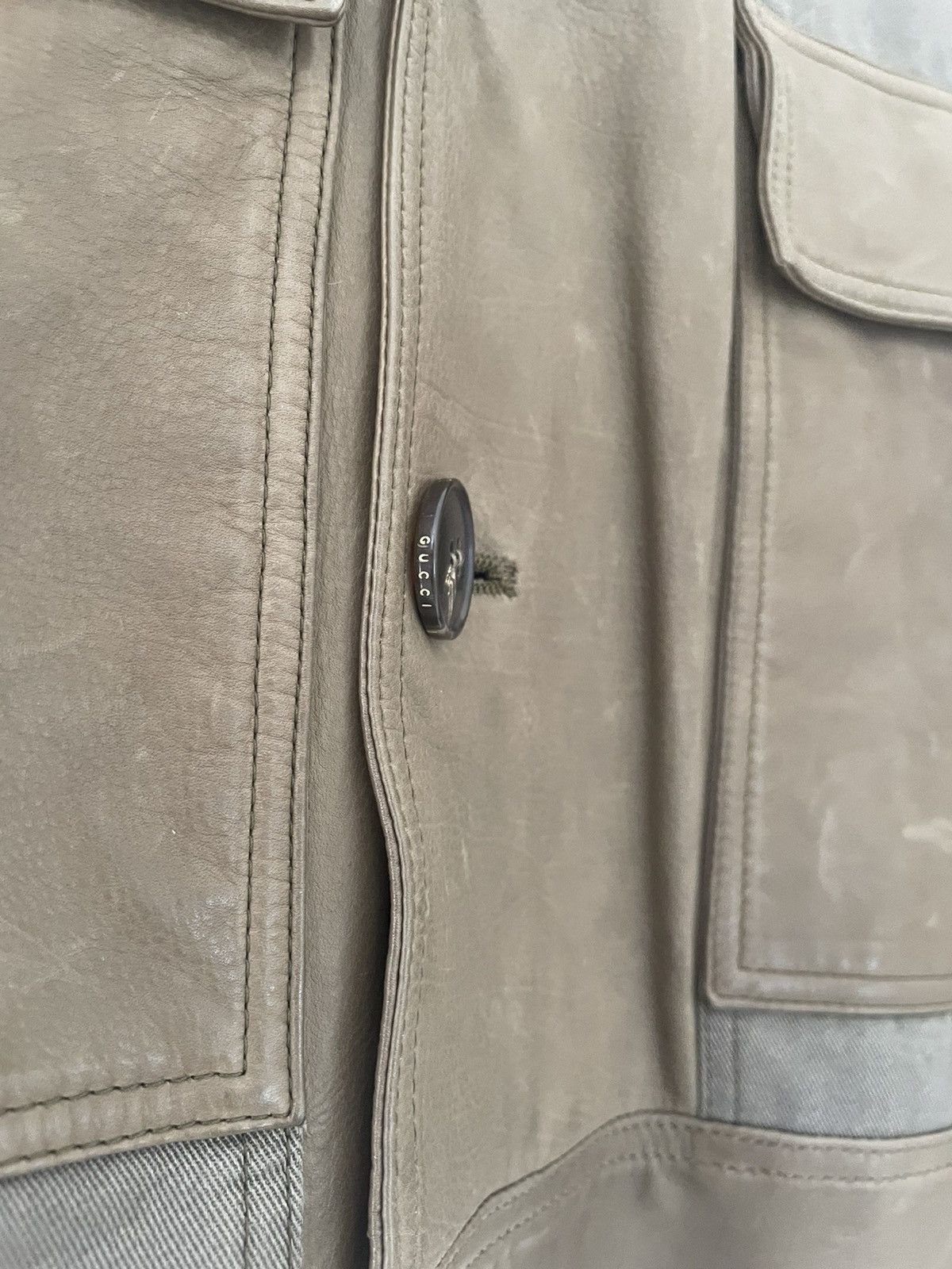 Gucci Gucci Cruise 2011 Barbour Leather Jacket Size US S / EU 44-46 / 1 - 7 Thumbnail