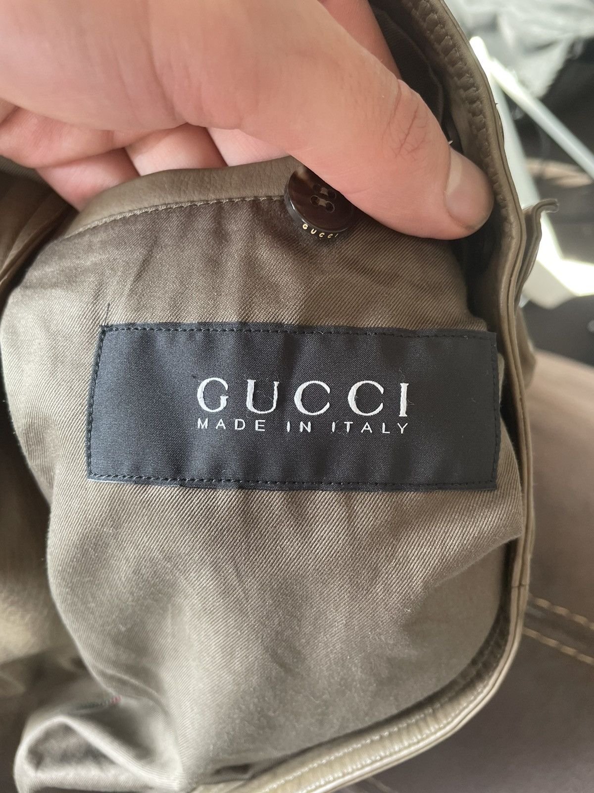Gucci Gucci Cruise 2011 Barbour Leather Jacket Size US S / EU 44-46 / 1 - 11 Thumbnail
