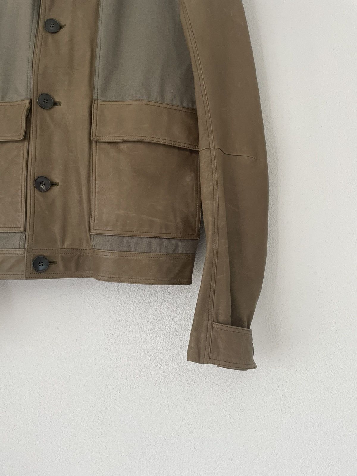 Gucci Gucci Cruise 2011 Barbour Leather Jacket Size US S / EU 44-46 / 1 - 6 Thumbnail