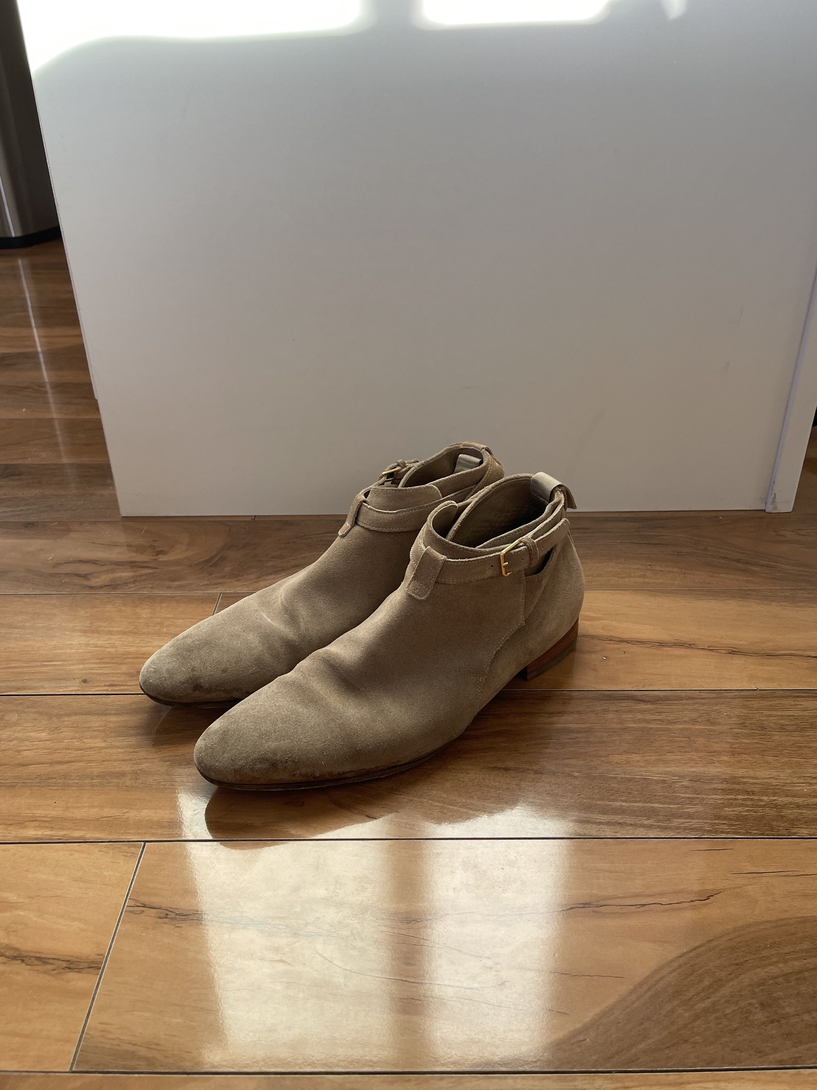 Saint Laurent Paris Saint Laurent Wyatt Jodhpur Boots in Suede Grailed