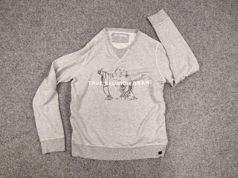 True Religion Retro True Religion Crew Chek Grey Sweatshirt supreme Style Size US XL / EU 56 / 4 - 6 Thumbnail