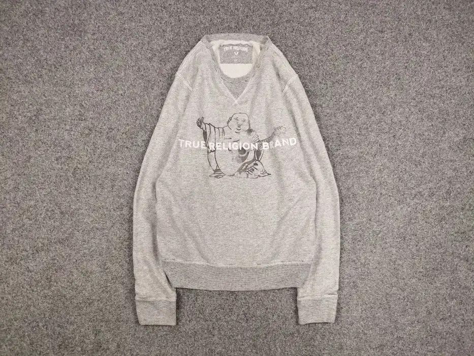 True Religion Retro True Religion Crew Chek Grey Sweatshirt supreme Style Size US XL / EU 56 / 4 - 1 Thumbnail