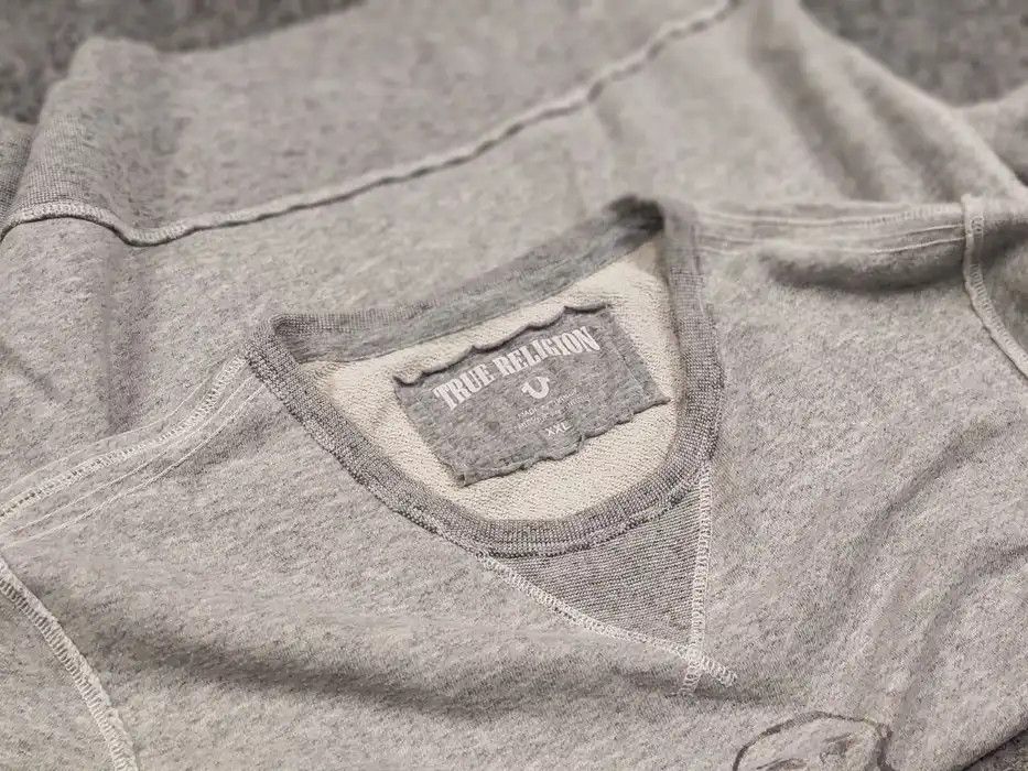 True Religion Retro True Religion Crew Chek Grey Sweatshirt supreme Style Size US XL / EU 56 / 4 - 8 Thumbnail