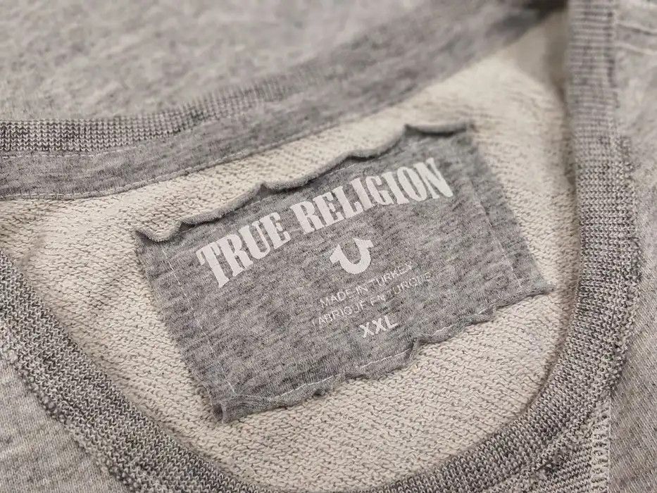True Religion Retro True Religion Crew Chek Grey Sweatshirt supreme Style Size US XL / EU 56 / 4 - 9 Thumbnail
