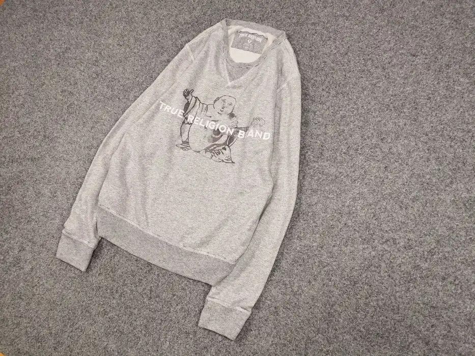 True Religion Retro True Religion Crew Chek Grey Sweatshirt supreme Style Size US XL / EU 56 / 4 - 2 Thumbnail