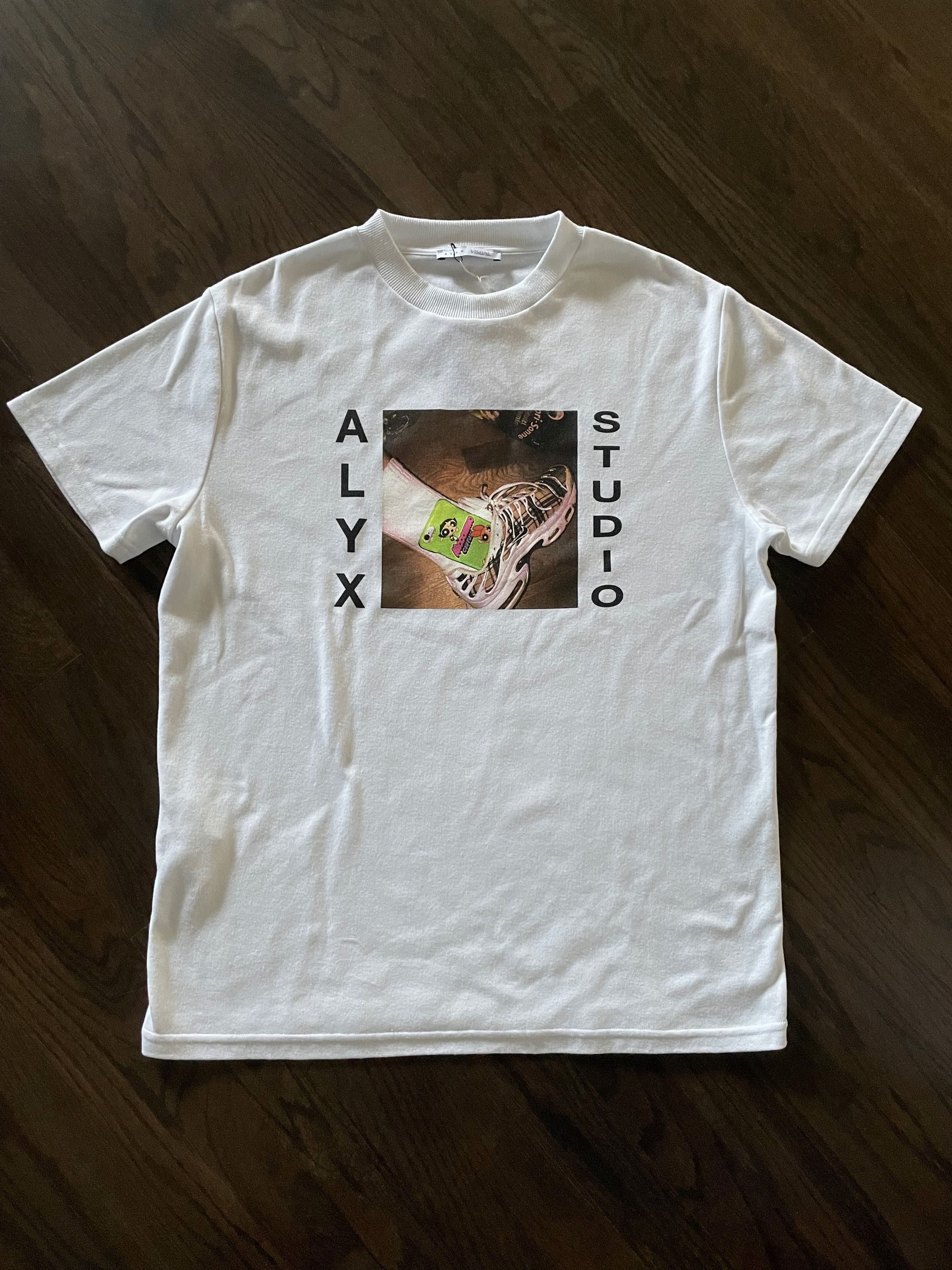 image of 1017 Alyx 9Sm x Alyx Visual Powerpuff Girl Tee in White, Men's (Size Medium)
