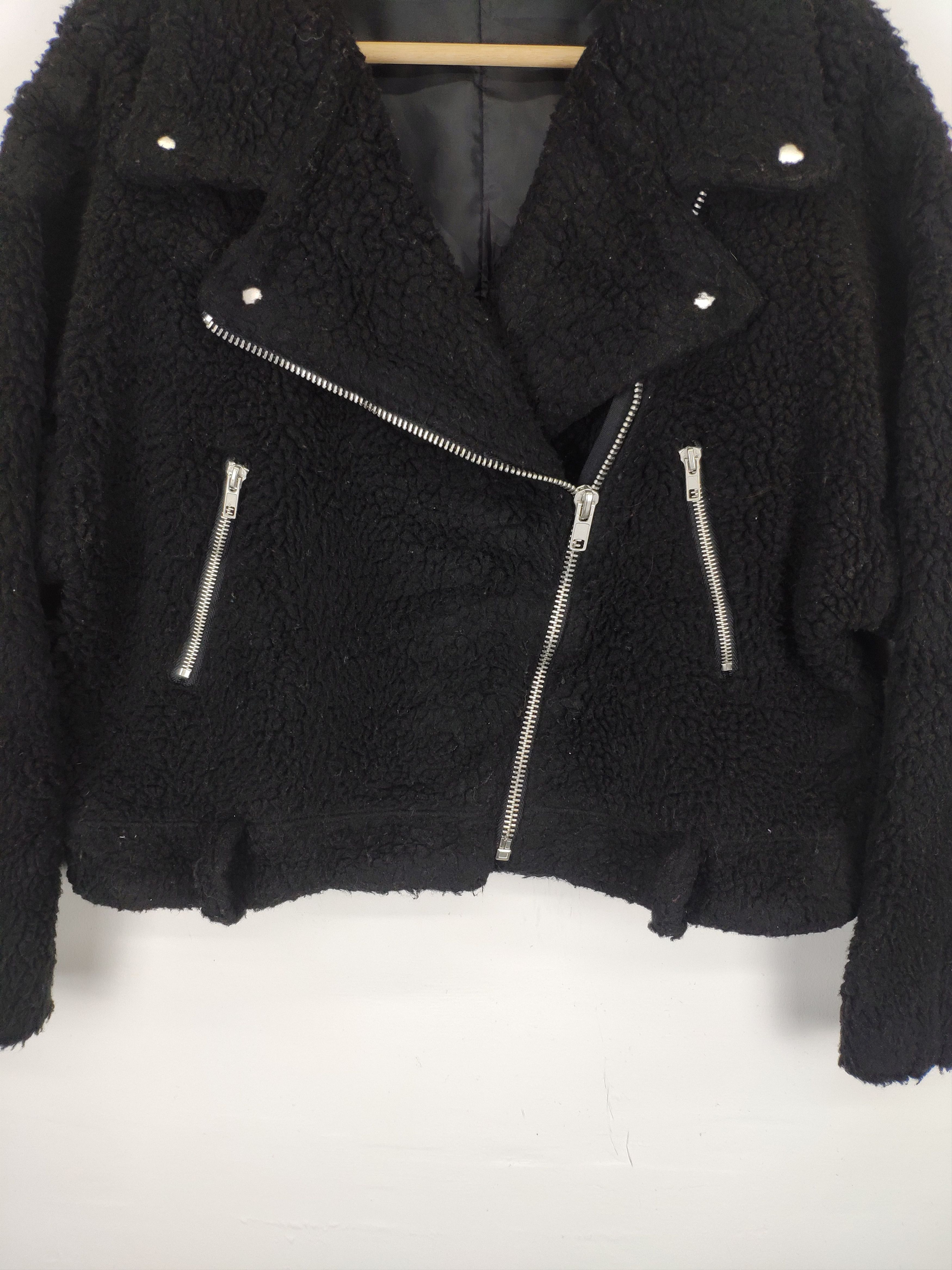 14th Addiction × Le Grande Bleu (L.G.B.) × Seditionaries Vintage Bondage Jacket Punk Sherpa Double Collar Size M / US 6-8 / IT 42-44 - 9 Thumbnail