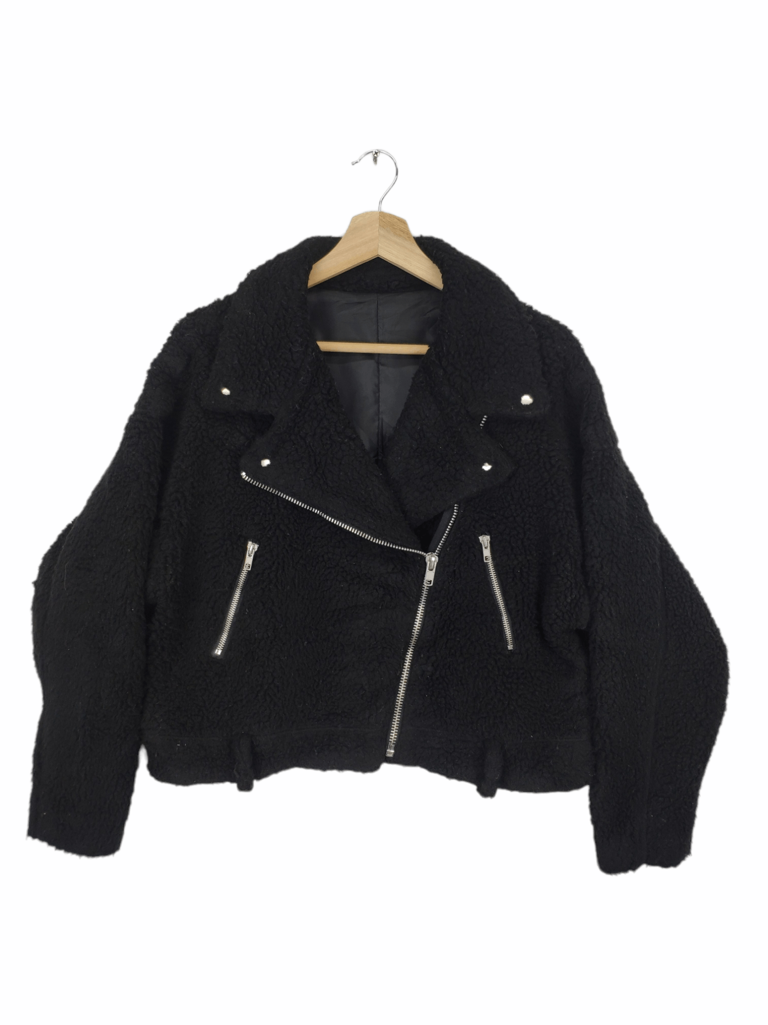 14th Addiction × Le Grande Bleu (L.G.B.) × Seditionaries Vintage Bondage Jacket Punk Sherpa Double Collar Size M / US 6-8 / IT 42-44 - 1 Thumbnail
