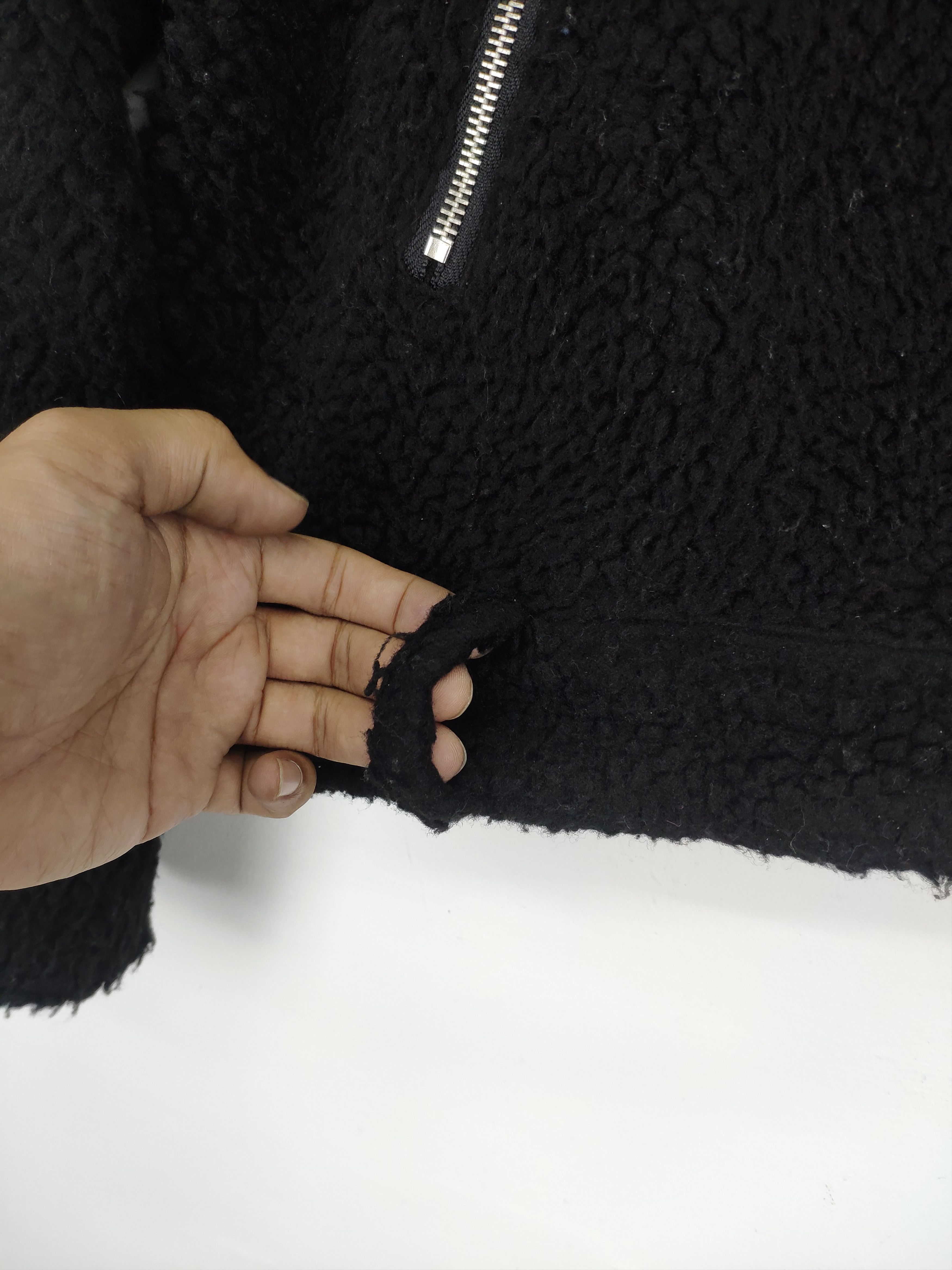 14th Addiction × Le Grande Bleu (L.G.B.) × Seditionaries Vintage Bondage Jacket Punk Sherpa Double Collar Size M / US 6-8 / IT 42-44 - 8 Thumbnail