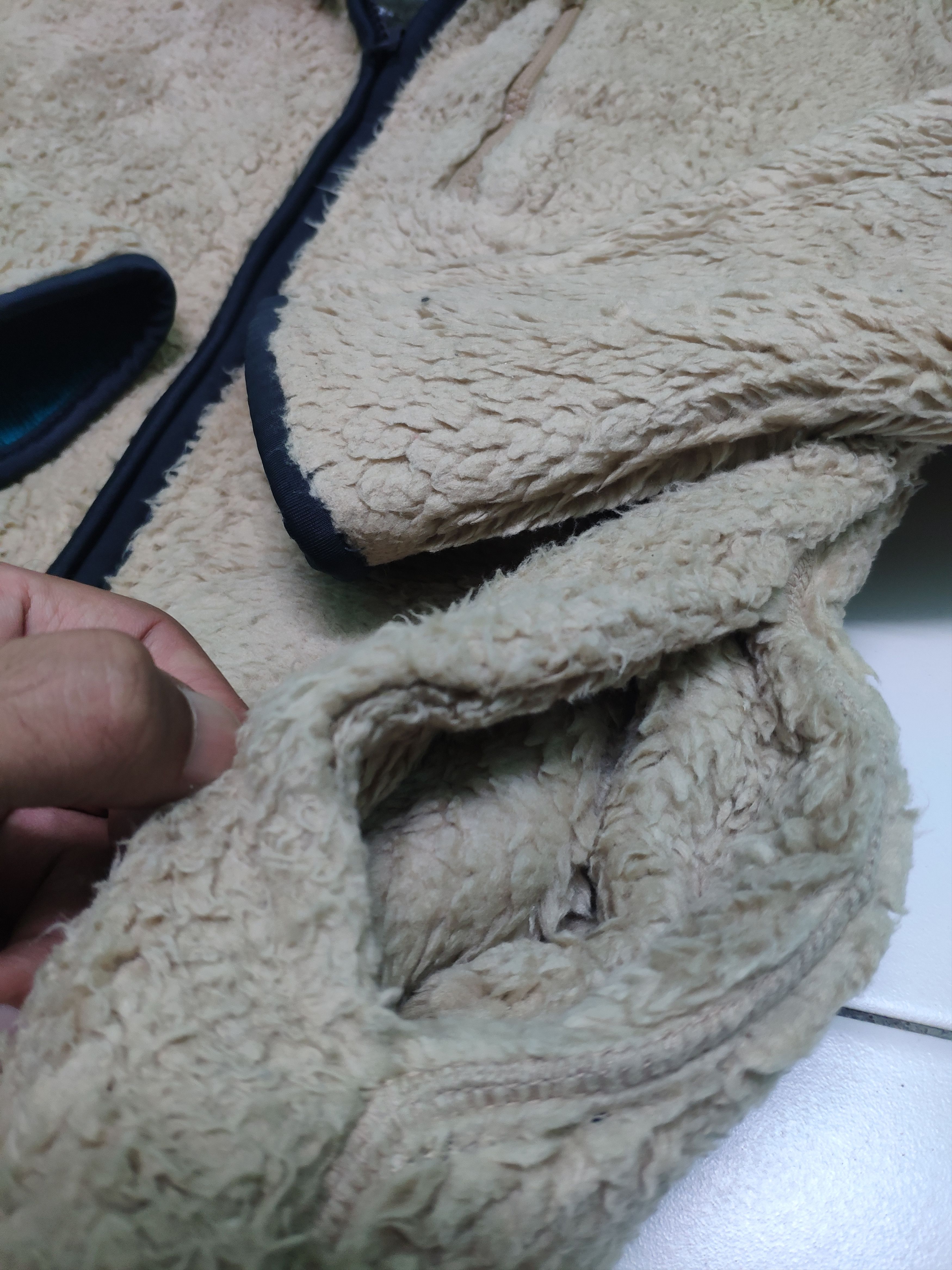 Japanese Brand × Vintage Vintage Fleece Sherpa Hooded Jacket Native Reversible Size US S / EU 44-46 / 1 - 16 Thumbnail