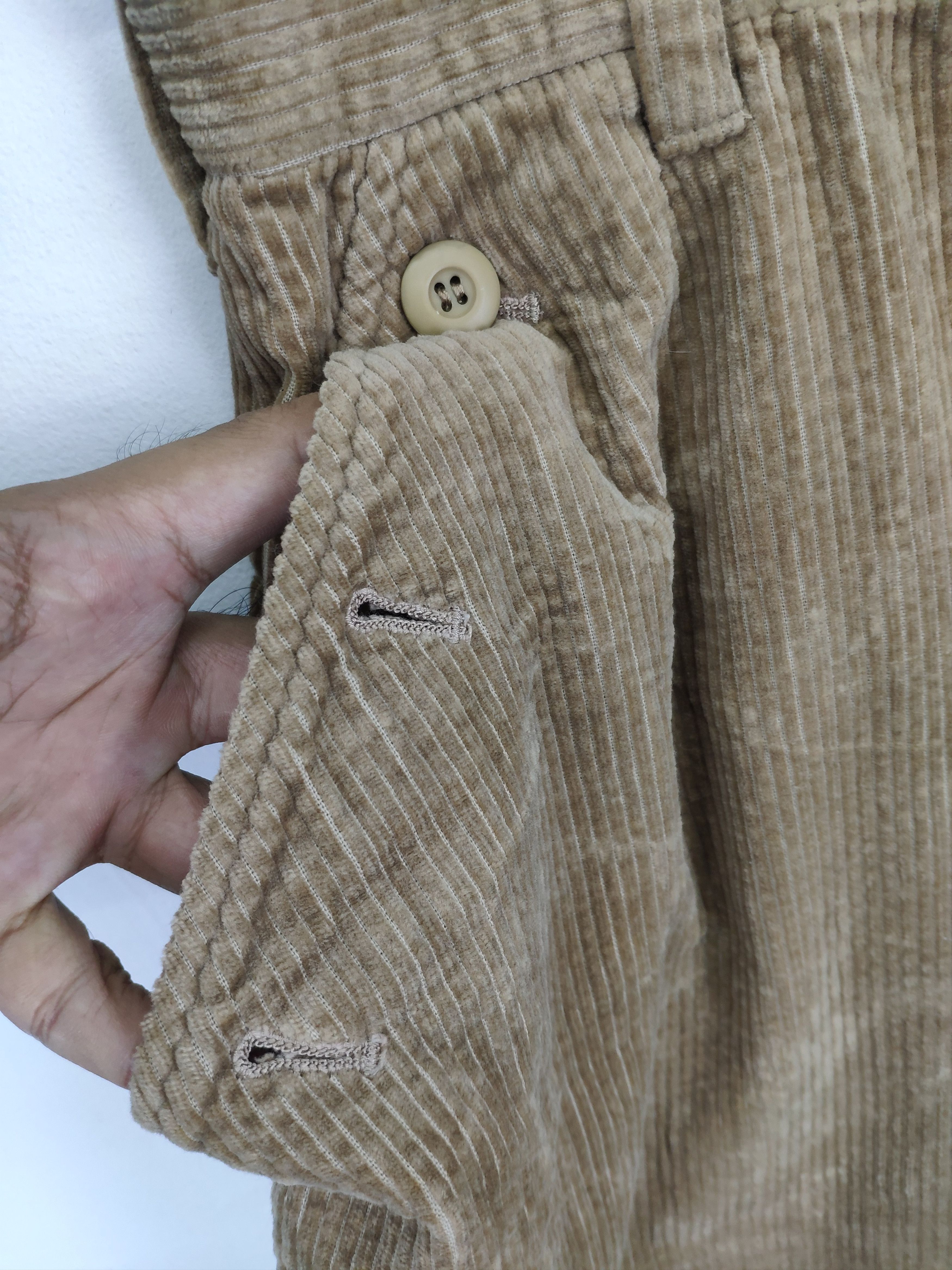 Issey Miyake × Tsumori Chisato Vintage Issey Miyake Corduroy Skirt Mini Size 24" / US 00 / IT 34 - 9 Thumbnail