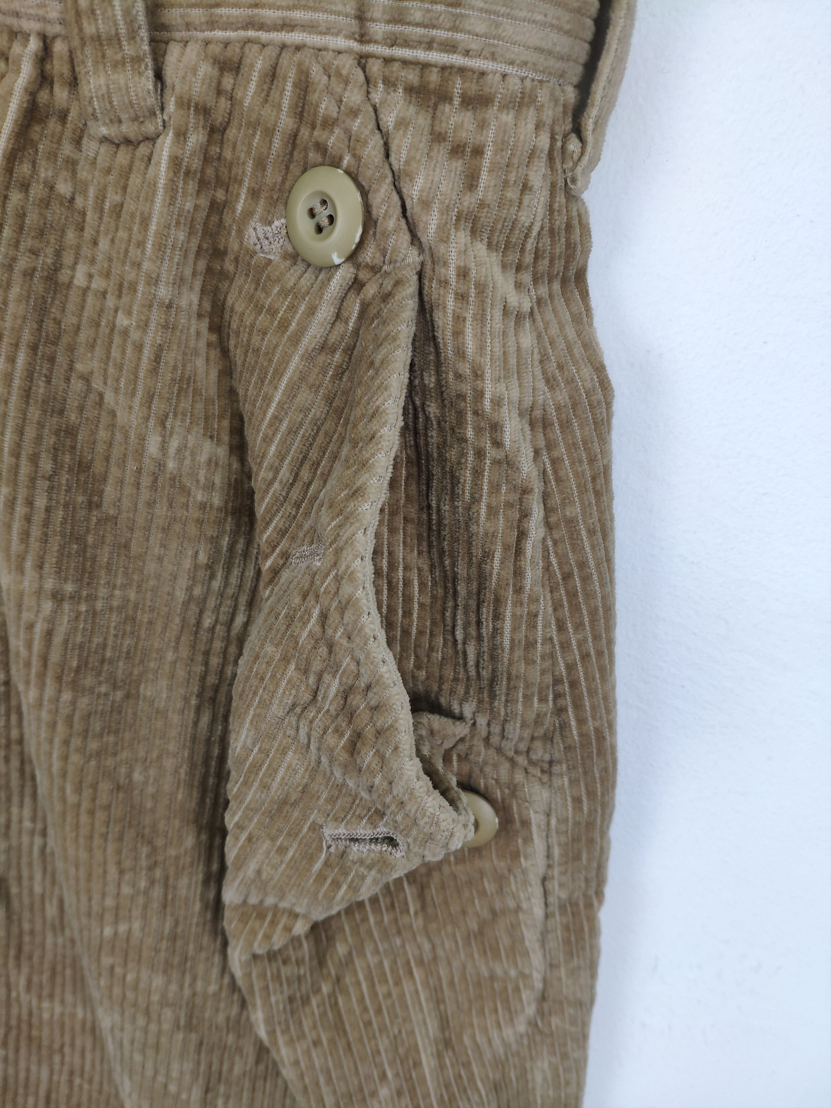 Issey Miyake × Tsumori Chisato Vintage Issey Miyake Corduroy Skirt Mini Size 24" / US 00 / IT 34 - 8 Thumbnail