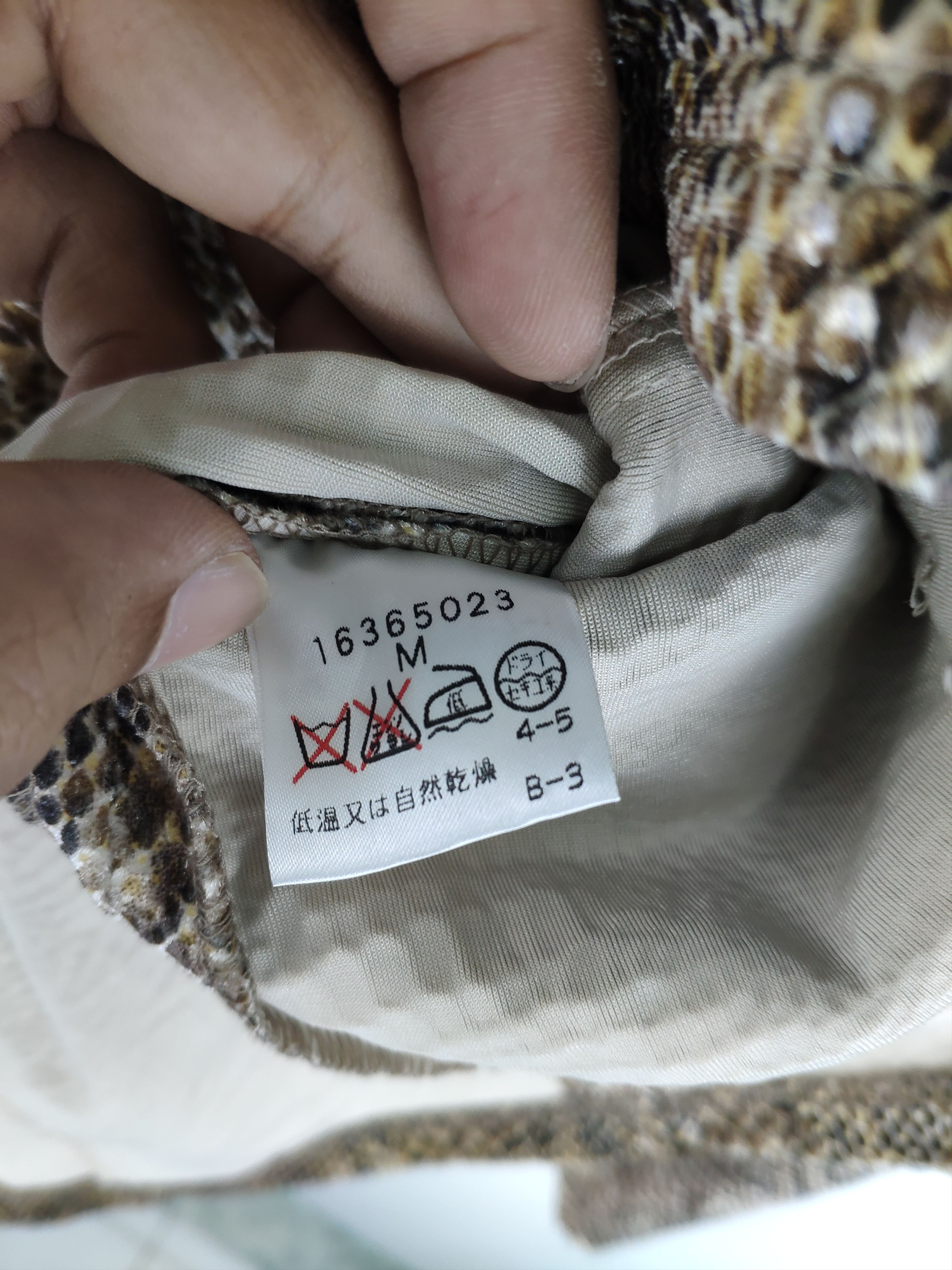 Japanese Brand Vintage Snake Skin Jacket PU Leather Inspired Gucci Snake Size S / US 4 / IT 40 - 11 Thumbnail