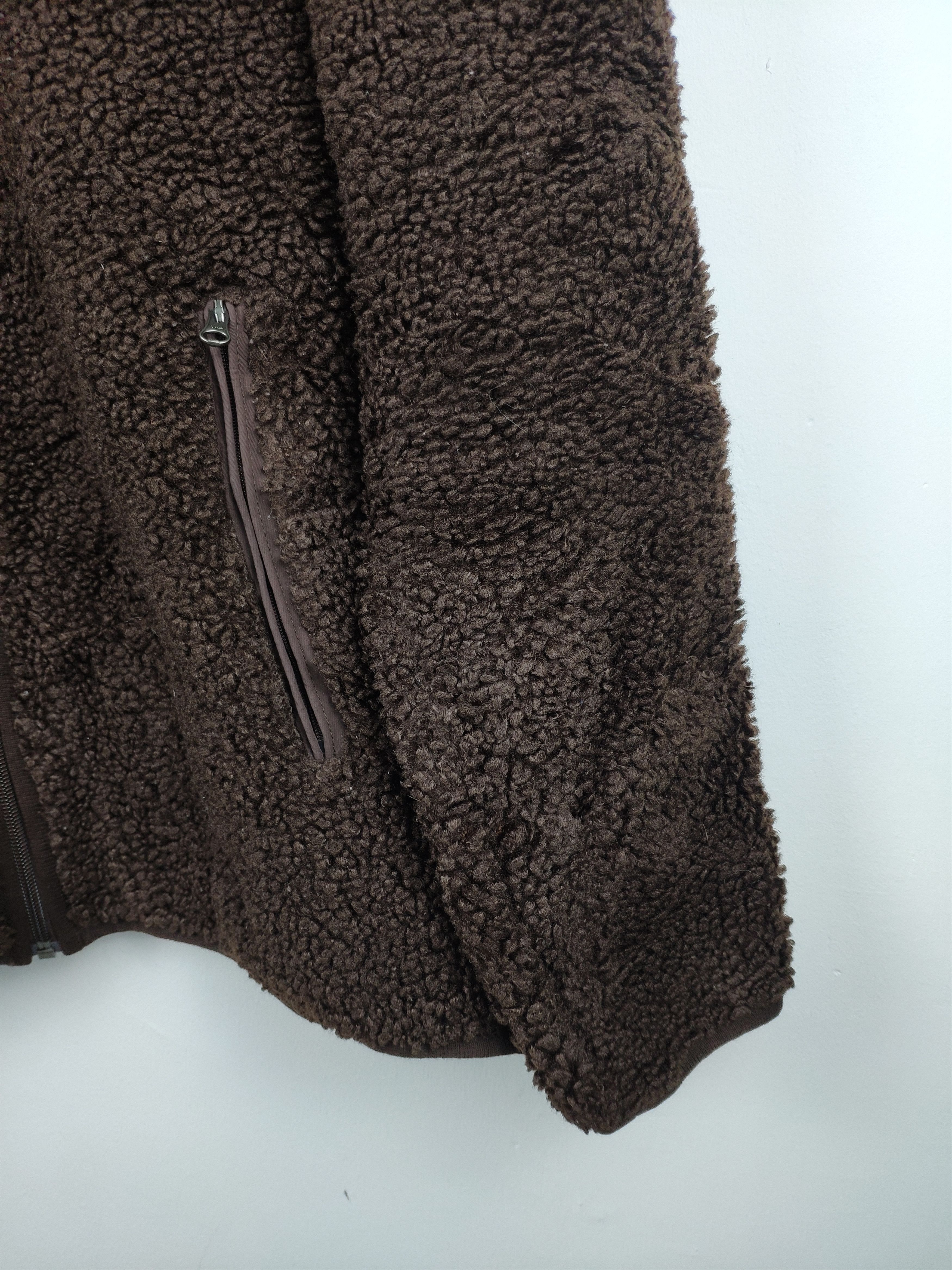 Japanese Brand × Uniqlo 🇯🇵 Uniqlo Cropped Cardigan Fleece Sherpa Size US L / EU 52-54 / 3 - 2 Thumbnail