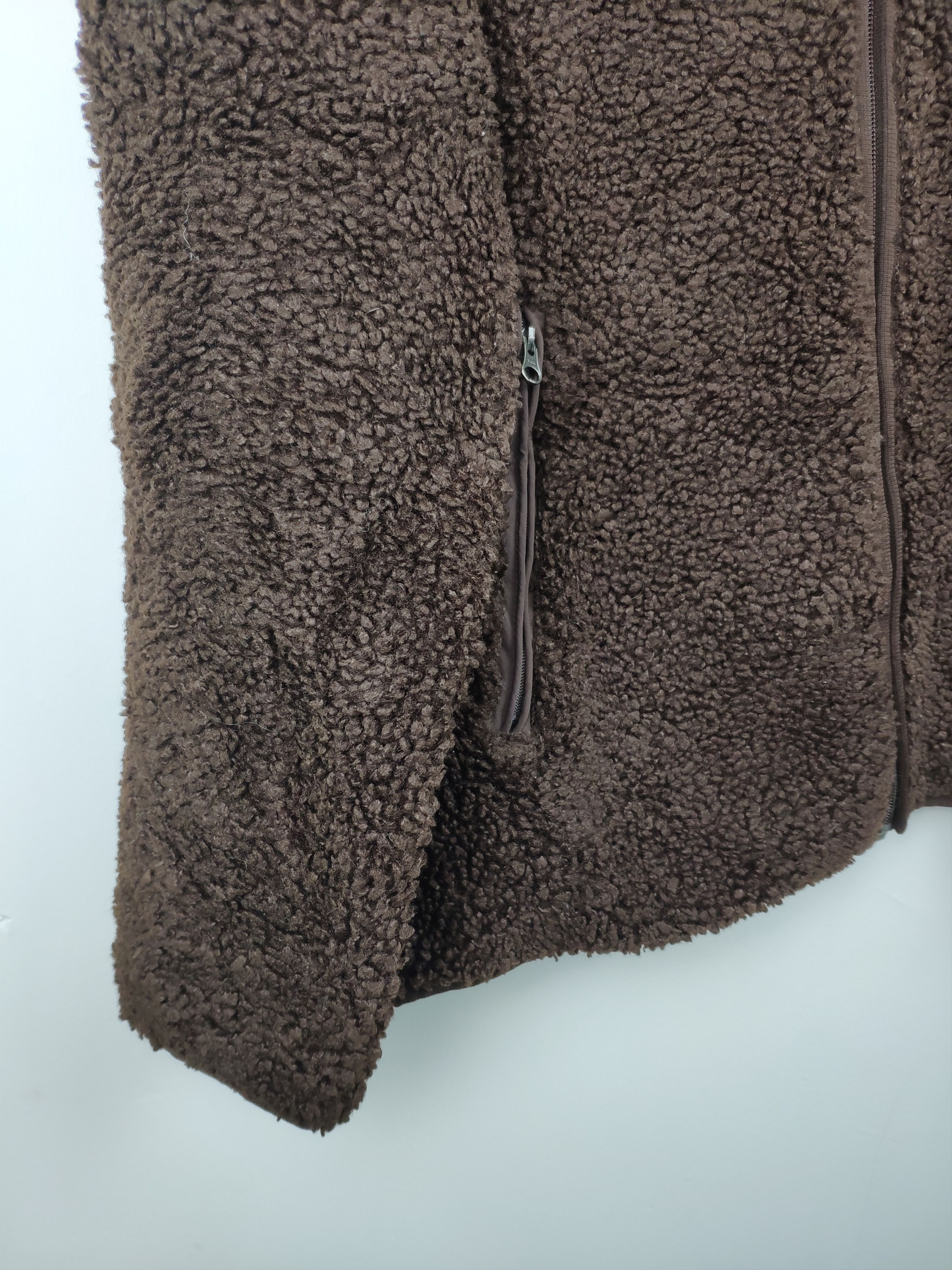 Japanese Brand × Uniqlo 🇯🇵 Uniqlo Cropped Cardigan Fleece Sherpa Size US L / EU 52-54 / 3 - 3 Thumbnail