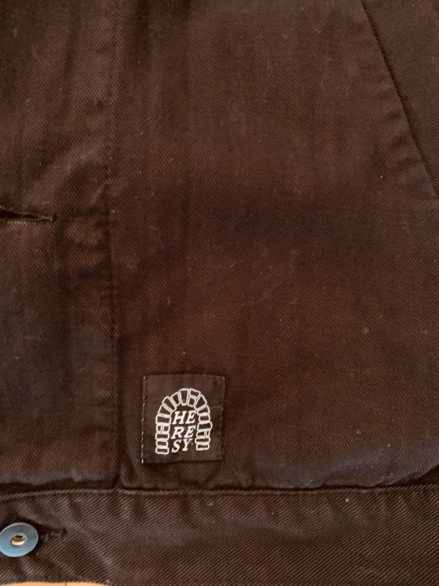 HERESY Heresy London Black Denim Jacket Size US XL / EU 56 / 4 - 6 Thumbnail