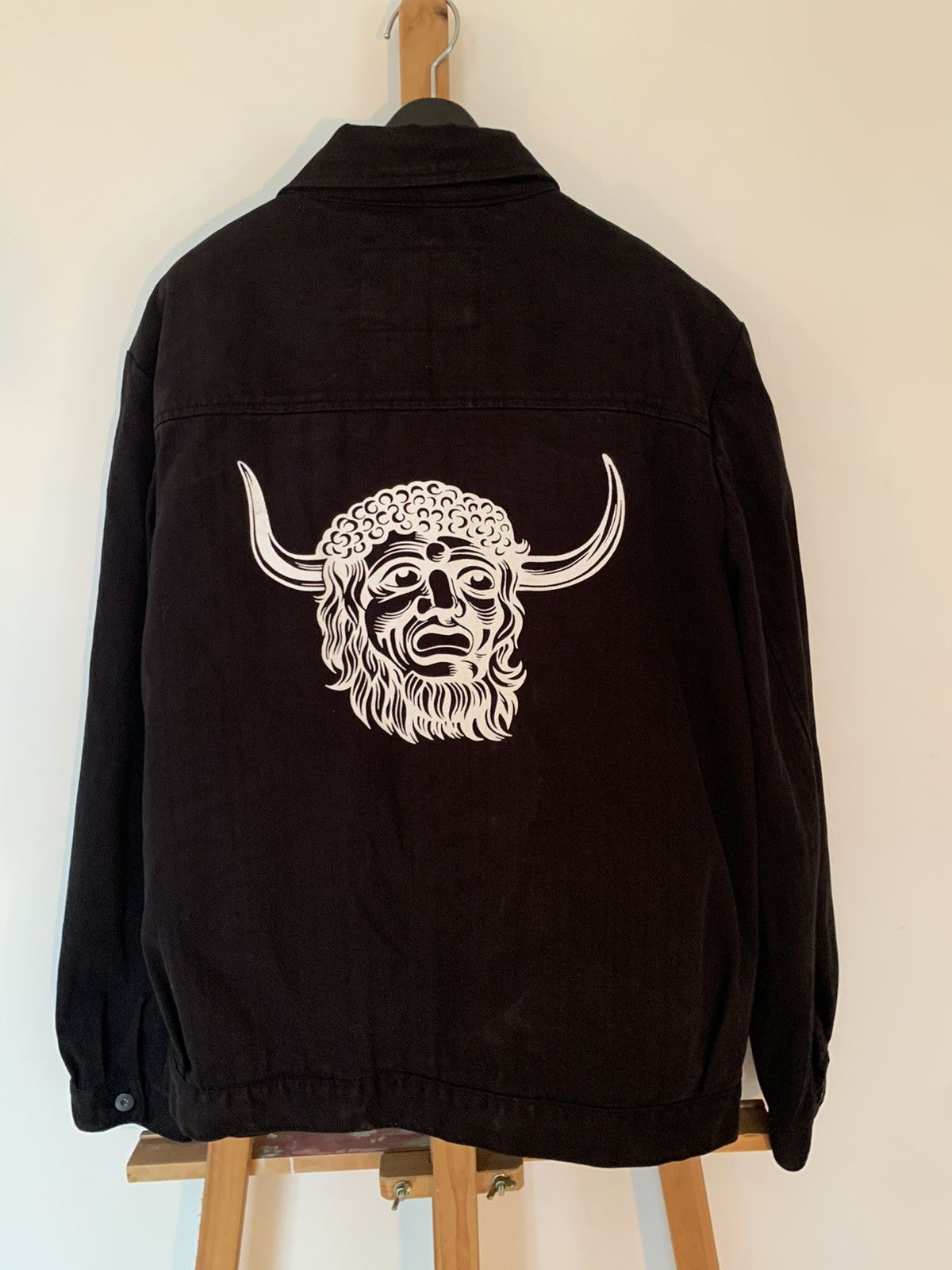 HERESY Heresy London Black Denim Jacket Size US XL / EU 56 / 4 - 2 Thumbnail