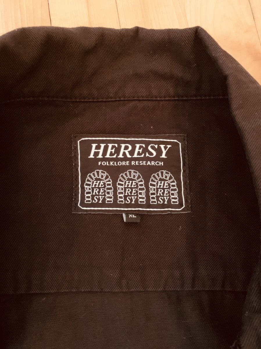HERESY Heresy London Black Denim Jacket Size US XL / EU 56 / 4 - 5 Thumbnail