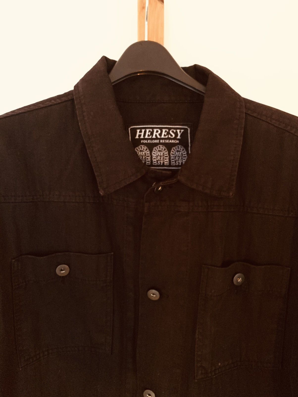 HERESY Heresy London Black Denim Jacket Size US XL / EU 56 / 4 - 3 Thumbnail