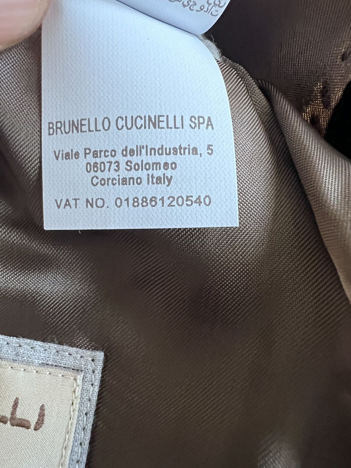 Brunello Cucinelli $4K+ wool/silk/cashmere blazer, IT50, Italy Size 40R - 18 Thumbnail