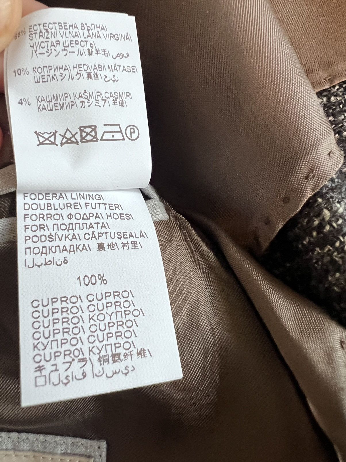Brunello Cucinelli $4K+ wool/silk/cashmere blazer, IT50, Italy Size 40R - 17 Thumbnail