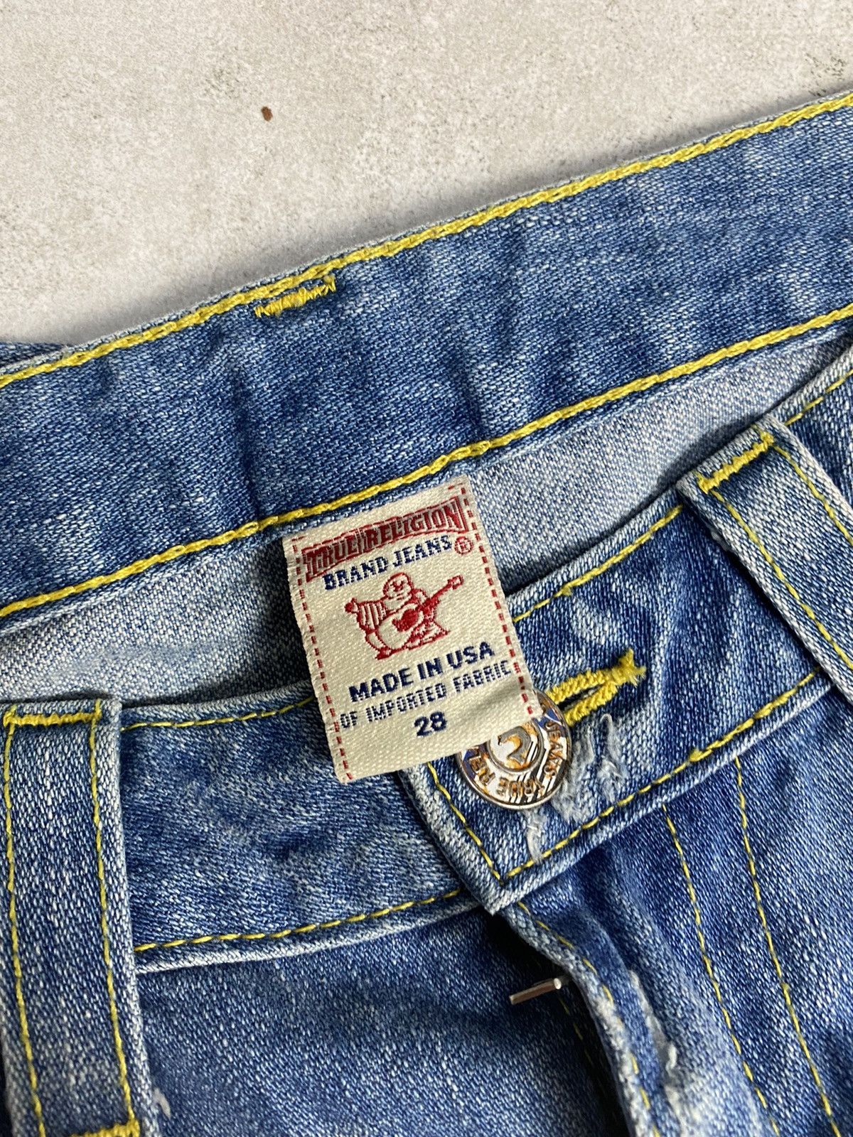 True Religion Authentic True Religion 28 Vintage Y2K Drip Denim Pants Size US 28 / EU 44 - 6 Thumbnail