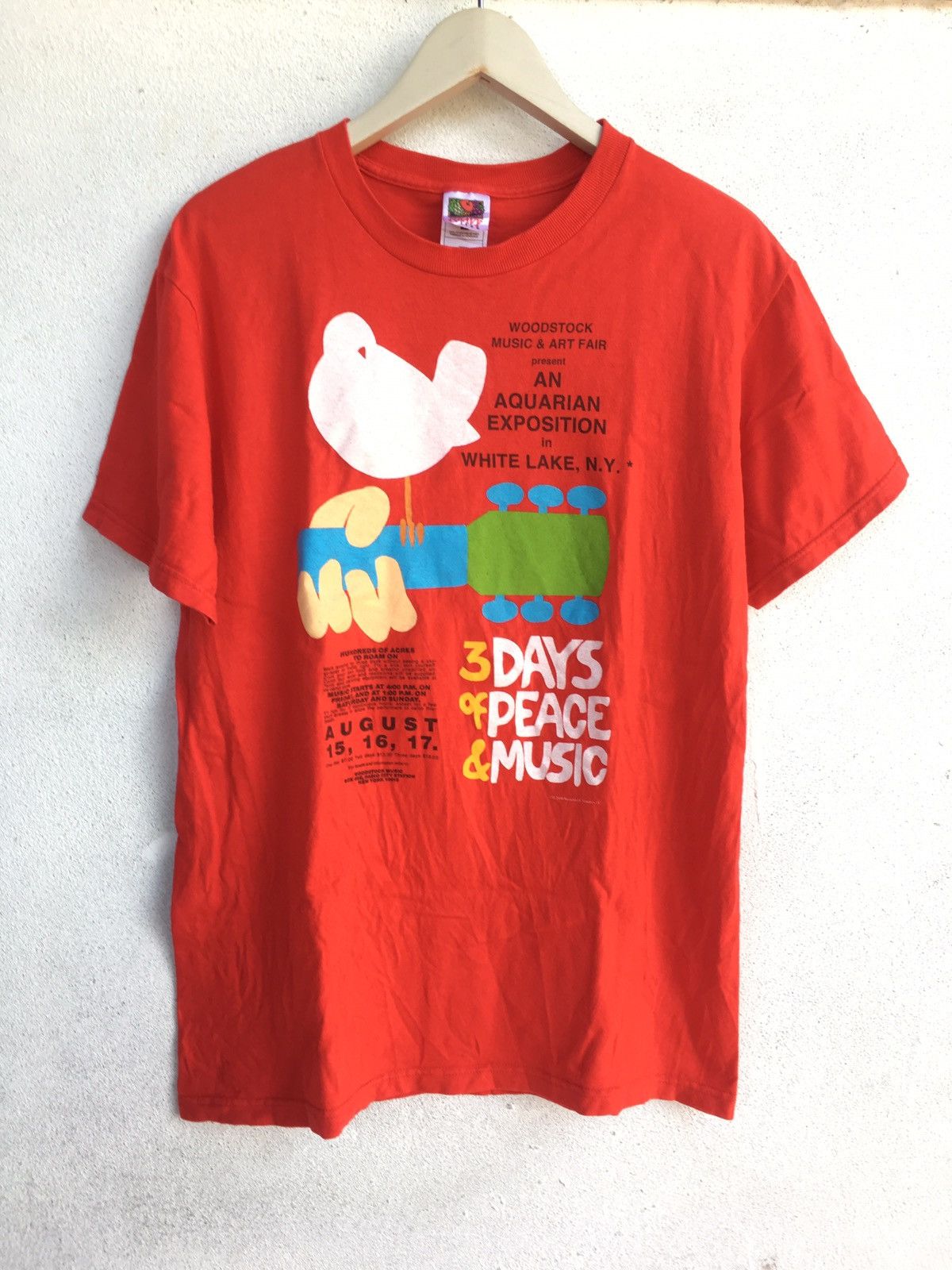 Vintage 90s Woodstock Music And Art Fair T Shirt