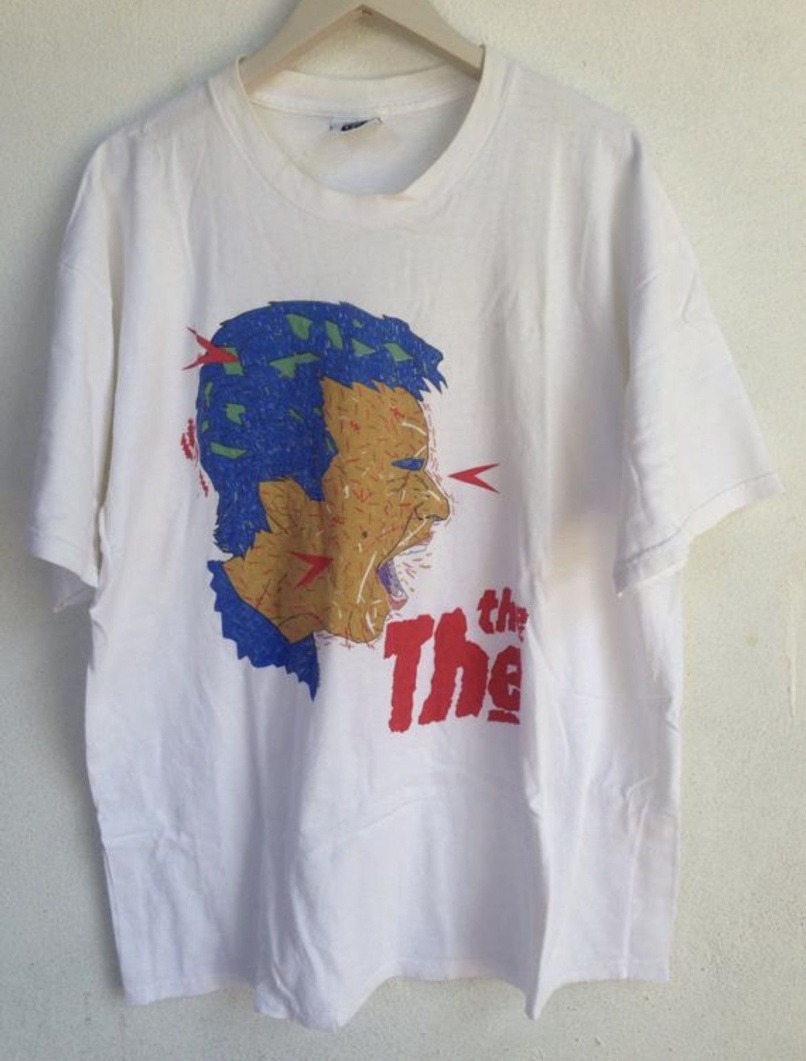 Band Tees Vintage 90s THE THE post punk new wave band tee Size US XL / EU 56 / 4 - 1 Thumbnail