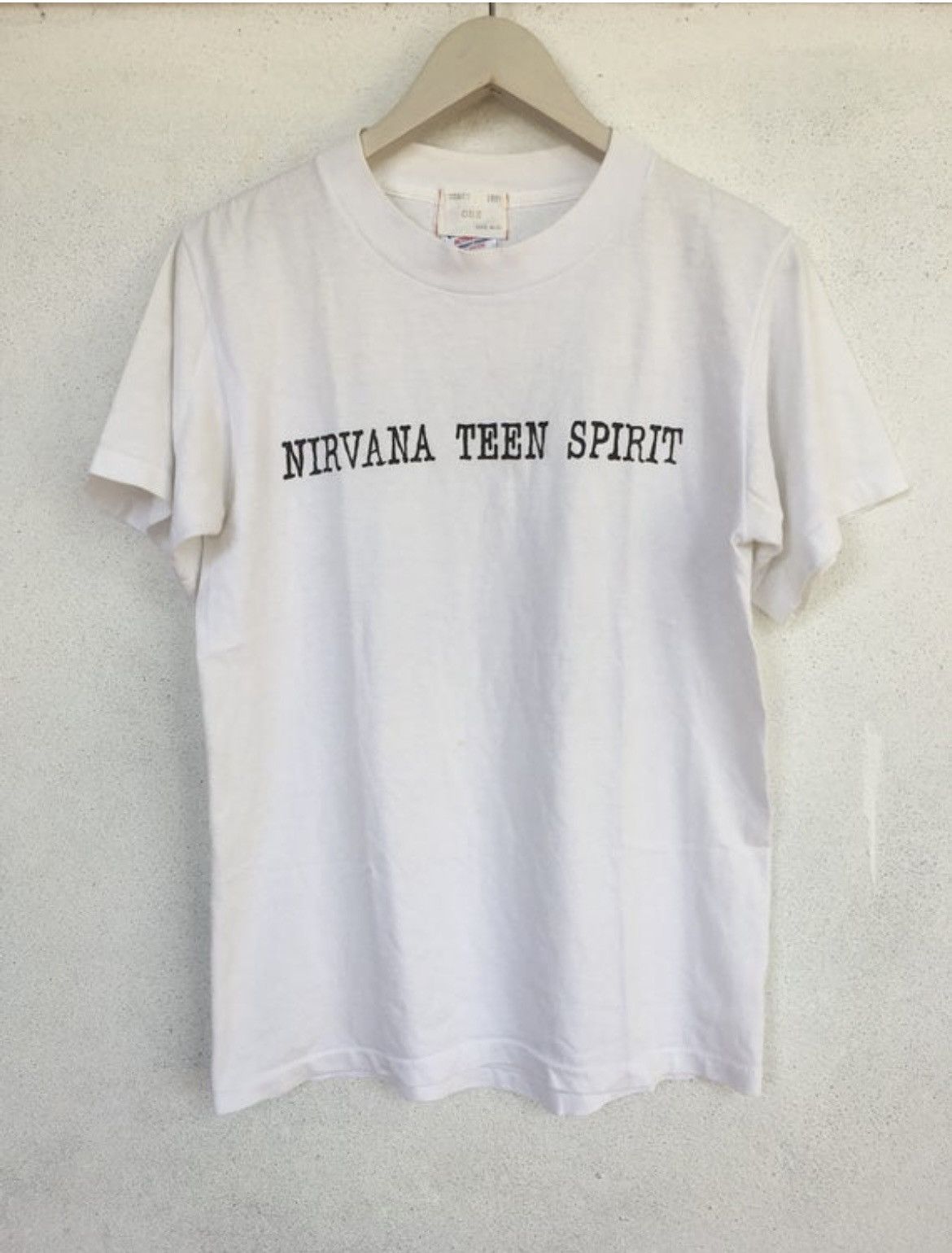 Band Tees Vintage 90s Nirvana Teen Spirit 1998 afterword Kurt Cobain Size US S / EU 44-46 / 1 - 2 Thumbnail