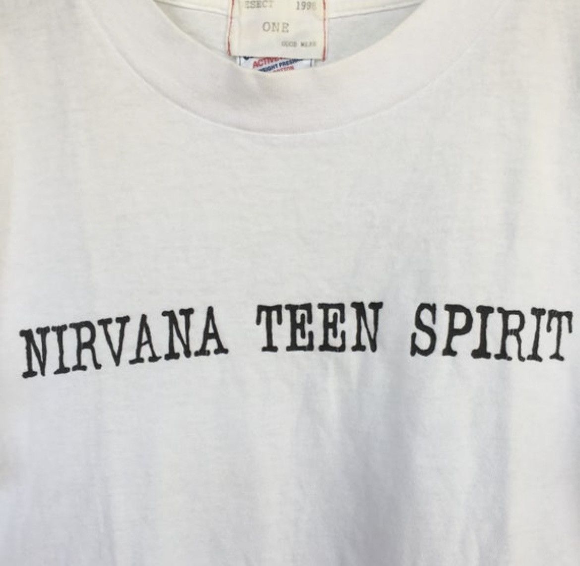 Band Tees Vintage 90s Nirvana Teen Spirit 1998 afterword Kurt Cobain Size US S / EU 44-46 / 1 - 3 Thumbnail