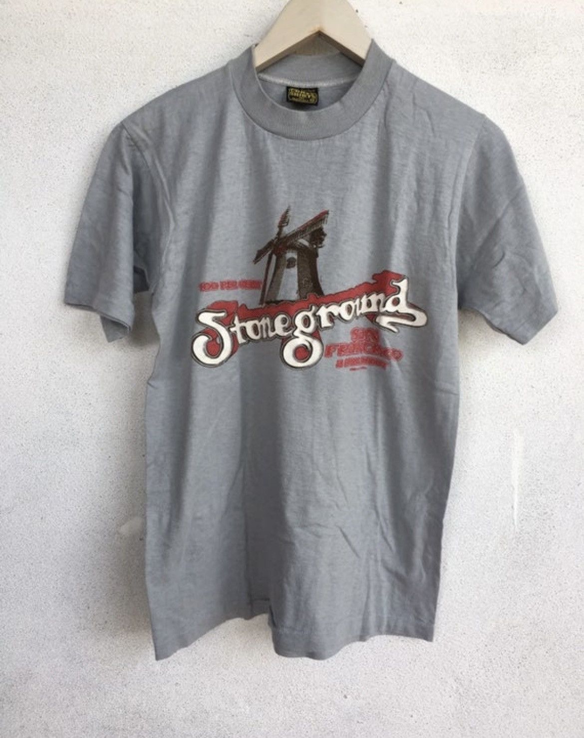 Band Tees Vintage 70s Stoneground 100 per cent San Francisco tee Size US S / EU 44-46 / 1 - 1 Thumbnail