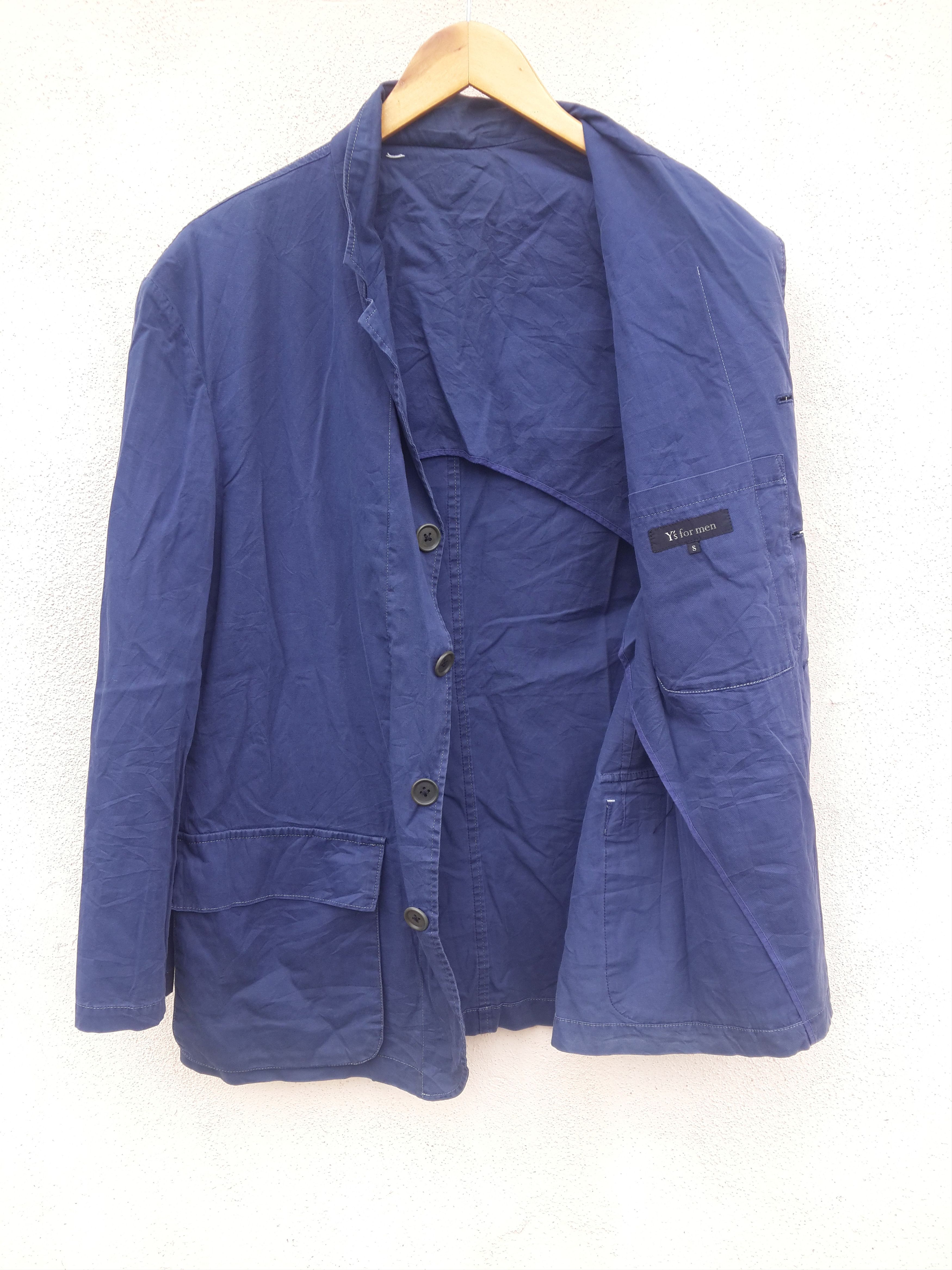 Y's for Men Y's for Men Cotton Relaxed Fit Blazer Size 42S - 3 Thumbnail
