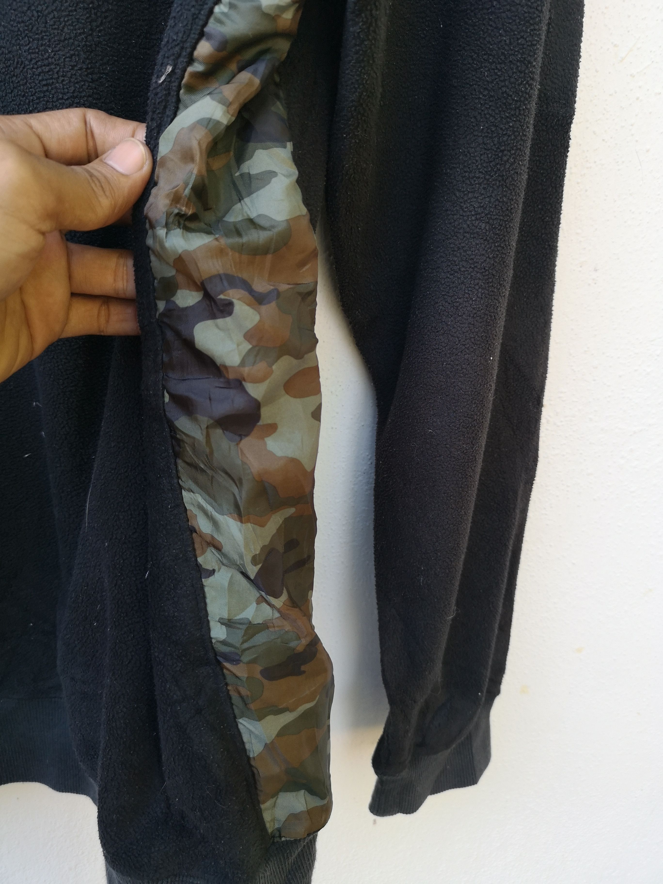 Japanese Brand Blue Cross Spell Out Half Camo
