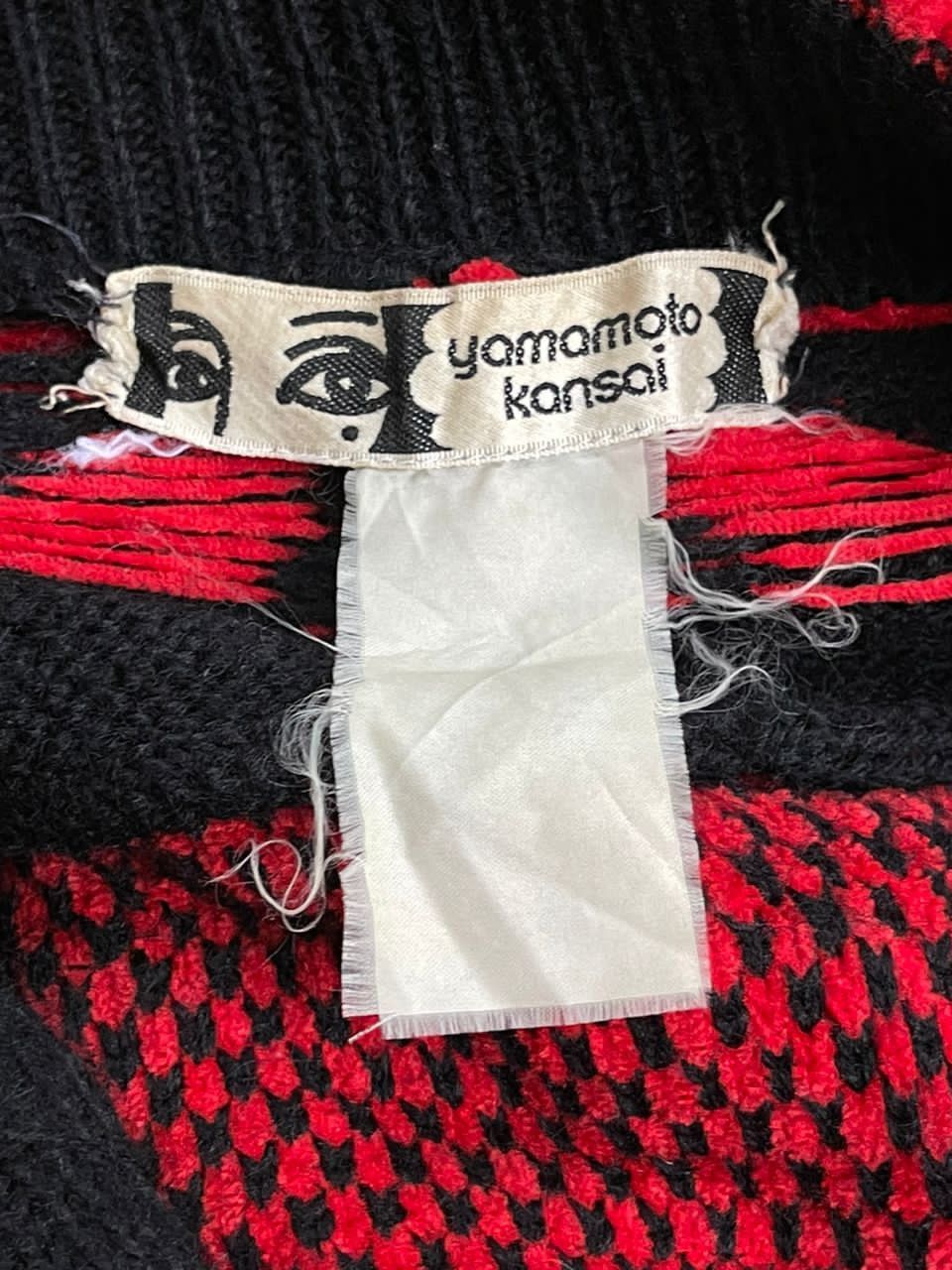 Japanese Brand × Kansai Yamamoto × Vintage Kansai Yamamoto Typhoon Embroidered Dragon Logo Knit Jacket Size US L / EU 52-54 / 3 - 17 Thumbnail