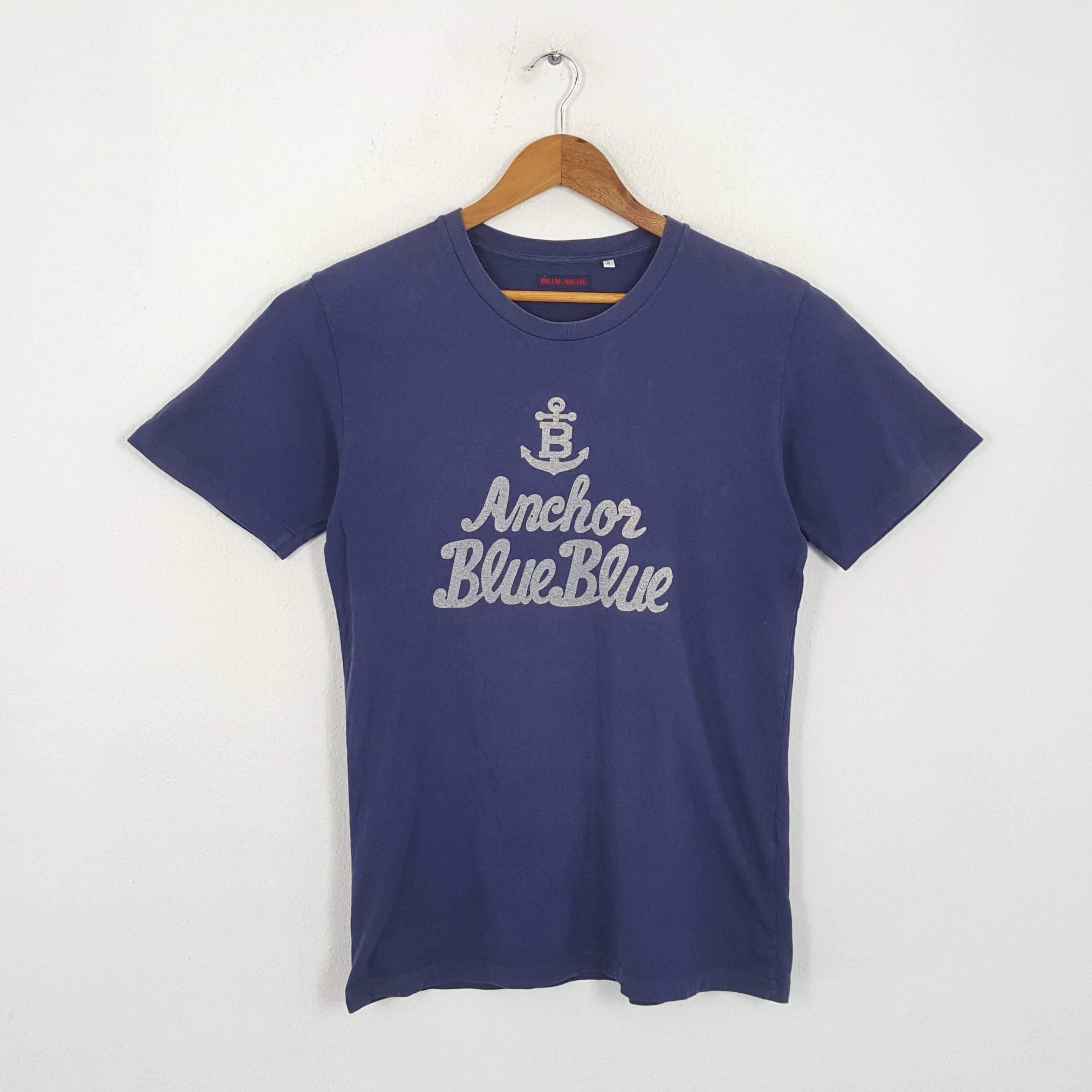Vintage ANCHOR BLUE BLUE Japanese Brand T-Shirts