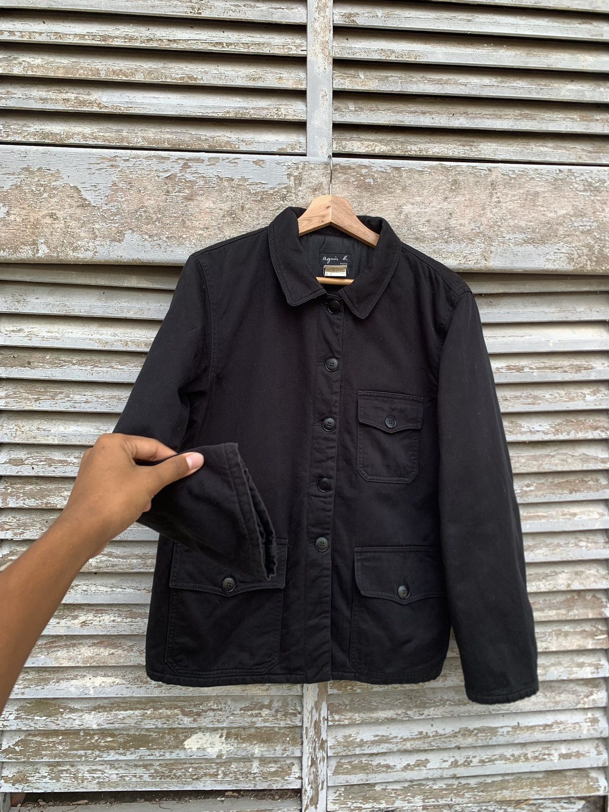 agnes b. Agnes Button Down Jacket Made In FRANCE Size US S / EU 44-46 / 1 - 7 Thumbnail