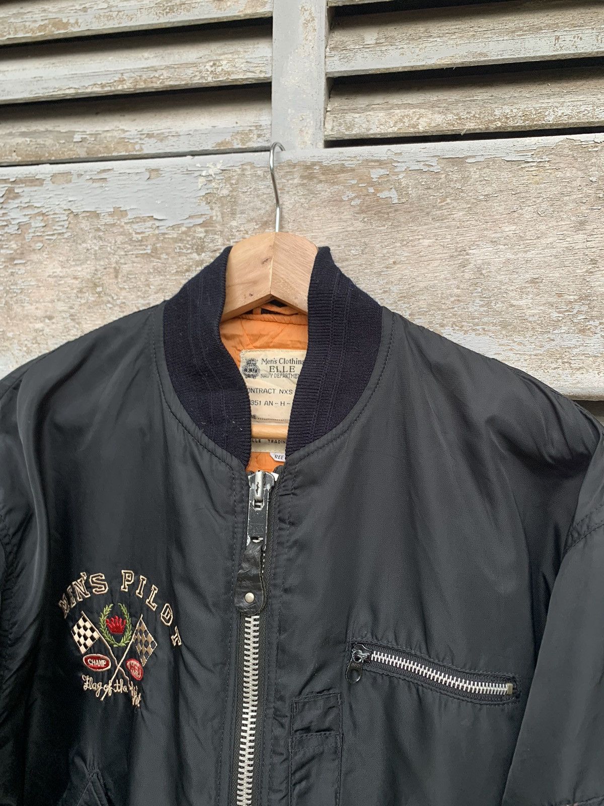 Vintage 👹Vintage INDIANA POLIS SPEED WAY AIR FIELD JACKET Size US L / EU 52-54 / 3 - 7 Thumbnail